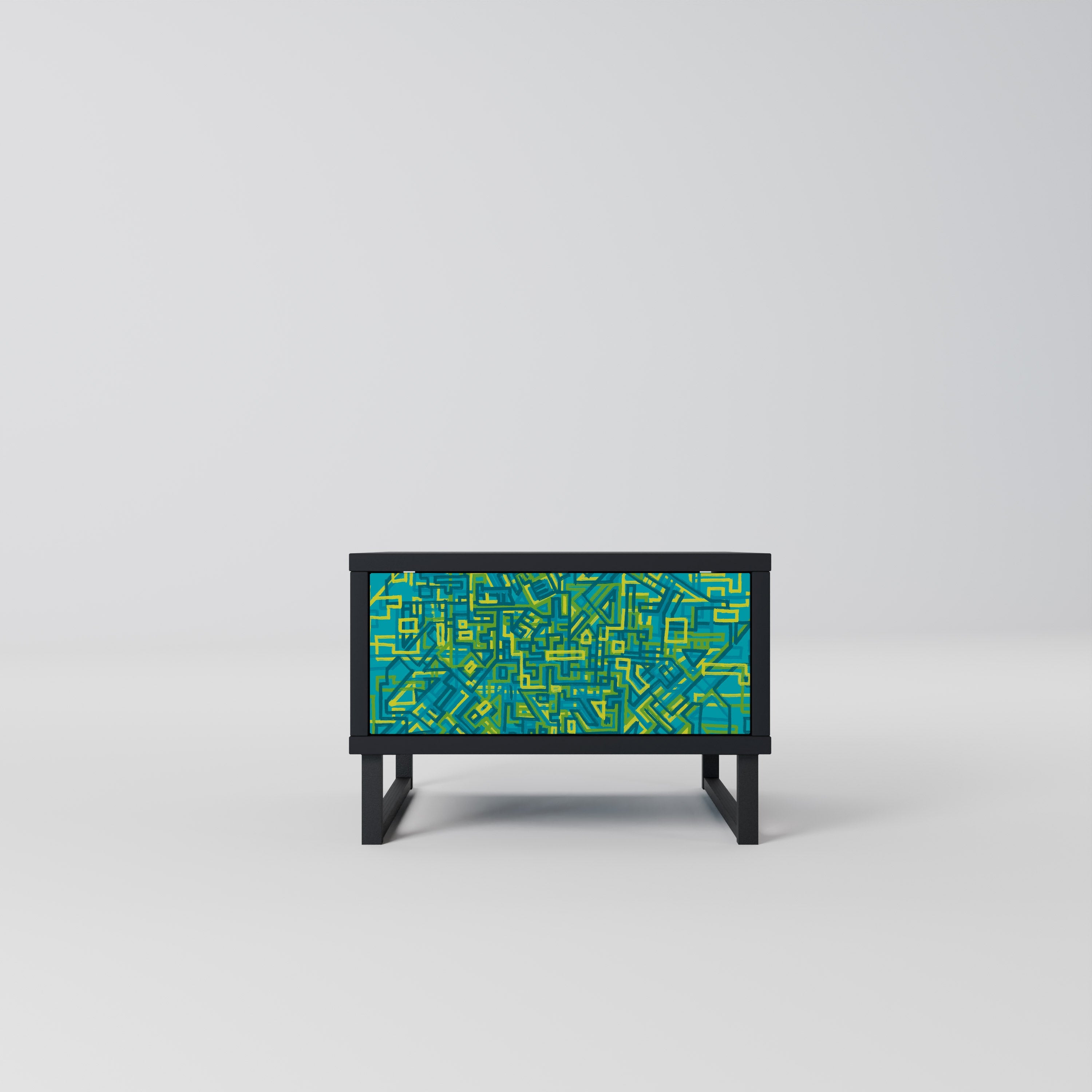 Table de chevet NOSTALGIC MEMORIES en finition noire