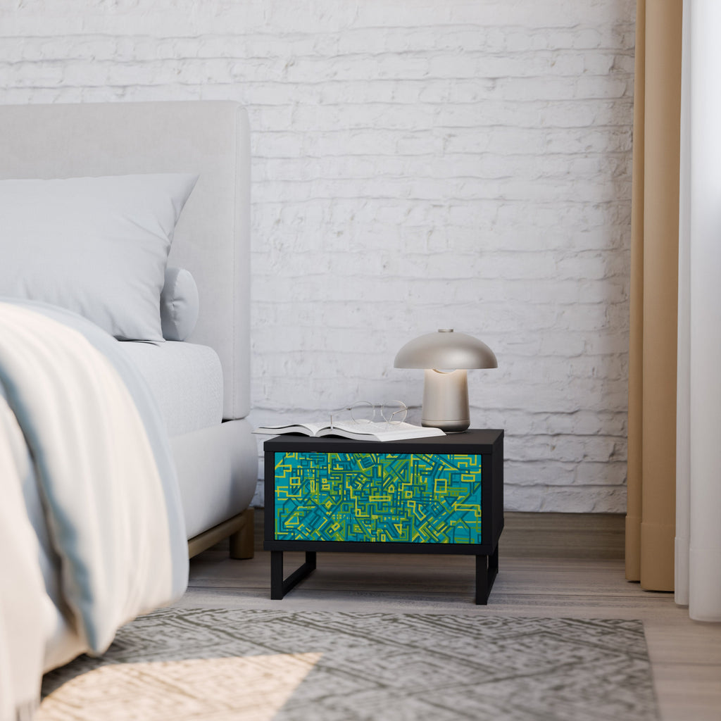 Table de chevet NOSTALGIC MEMORIES en finition noire