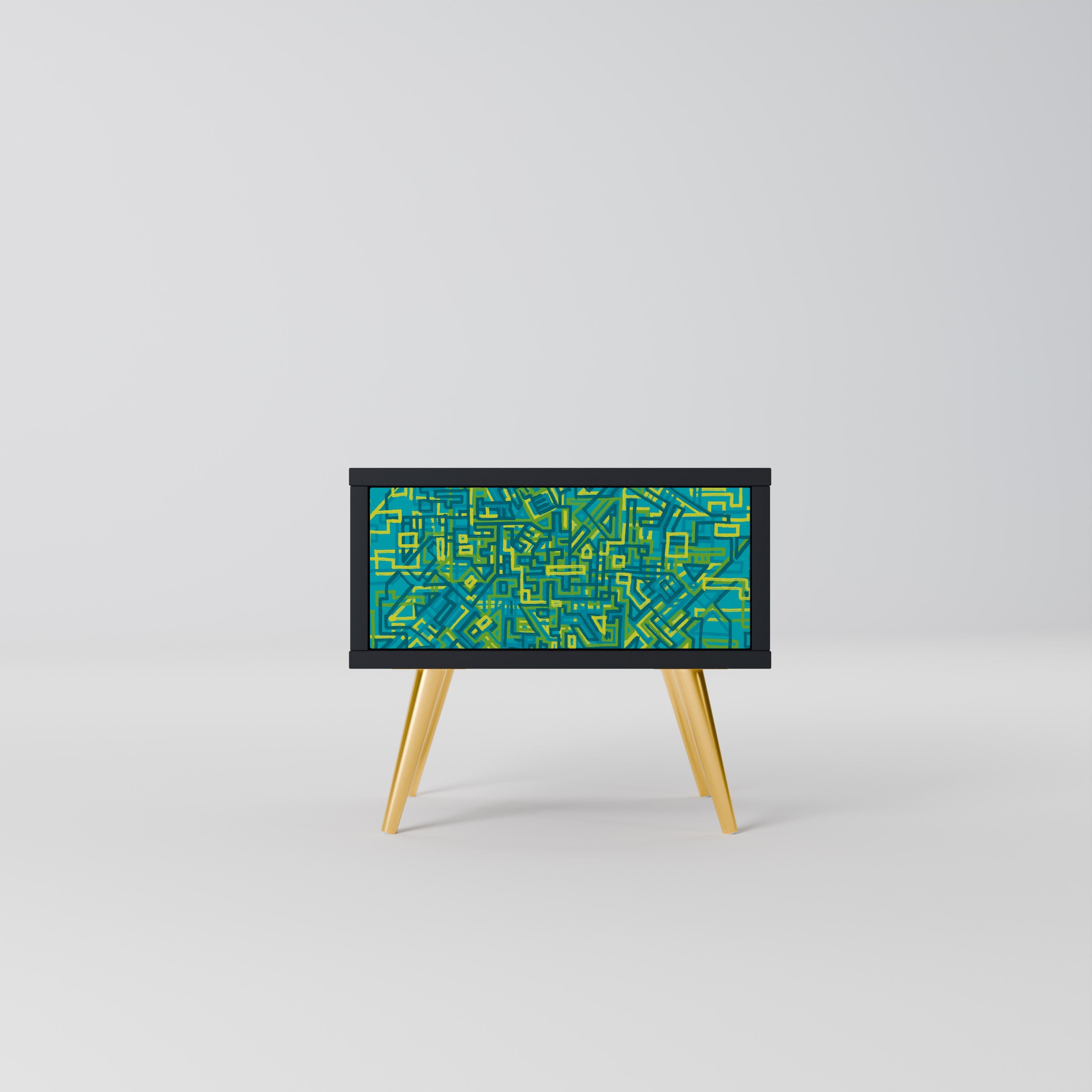 Table de chevet NOSTALGIC MEMORIES en finition noire