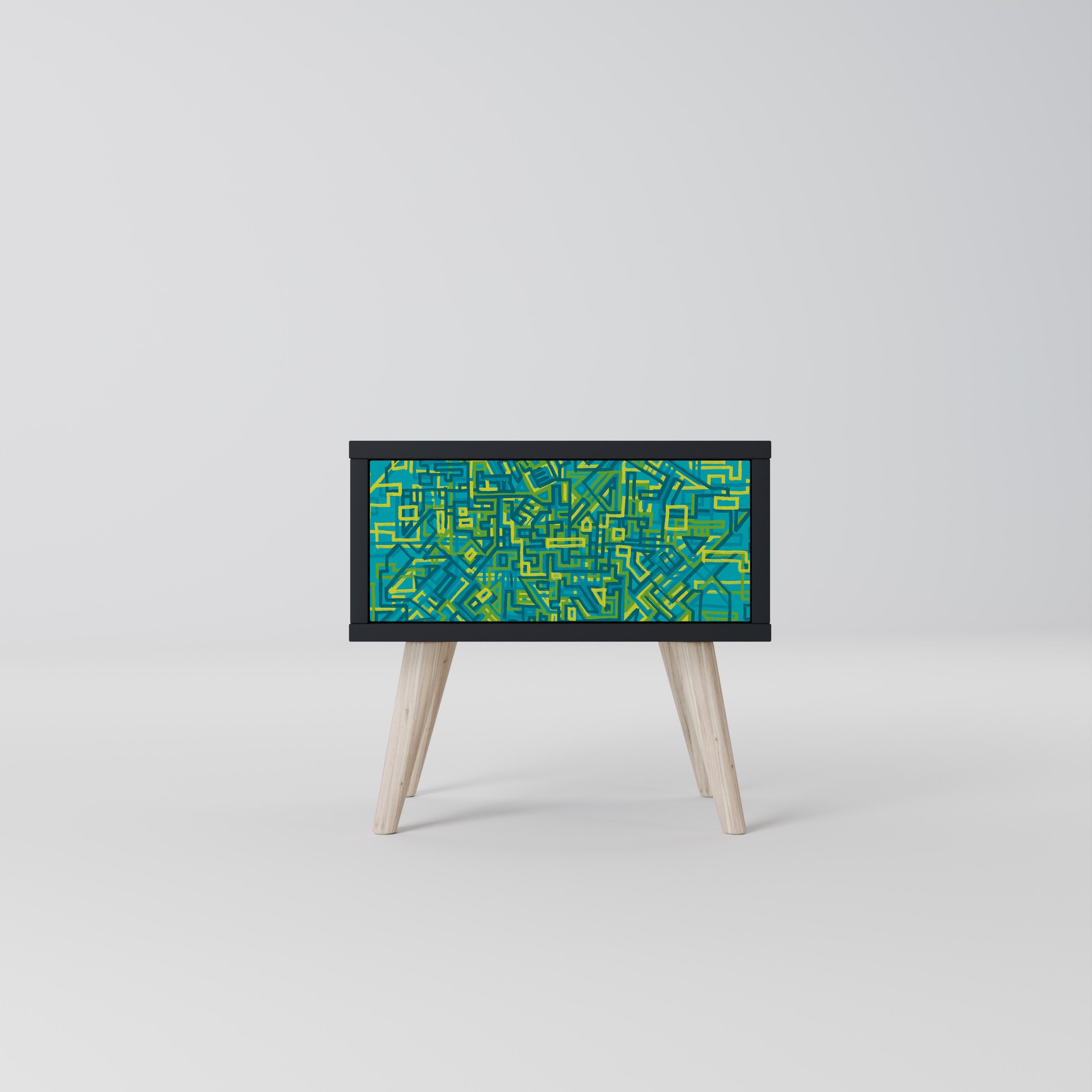 Table de chevet NOSTALGIC MEMORIES en finition noire