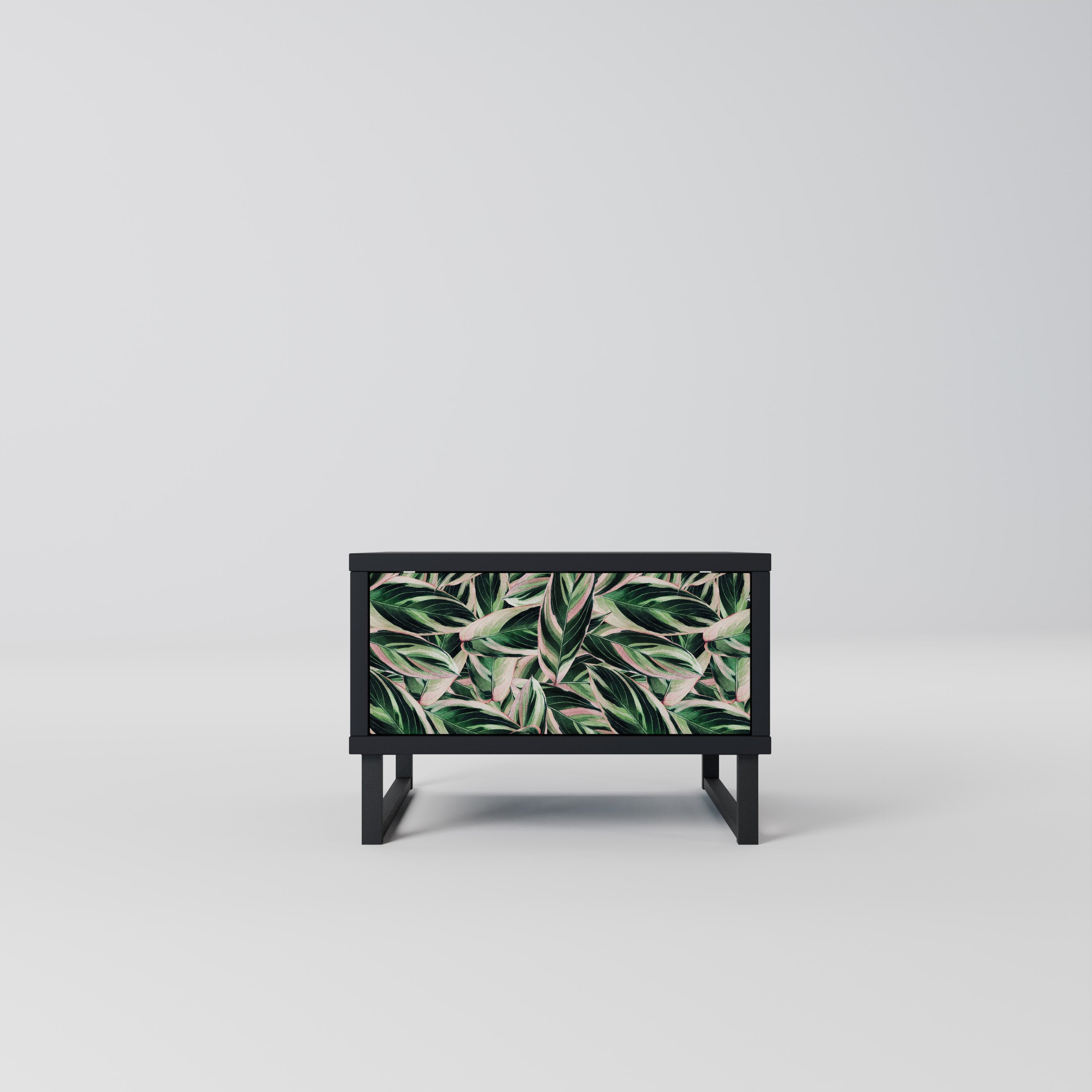 Table de chevet EERIE STROMANTHE en finition noire