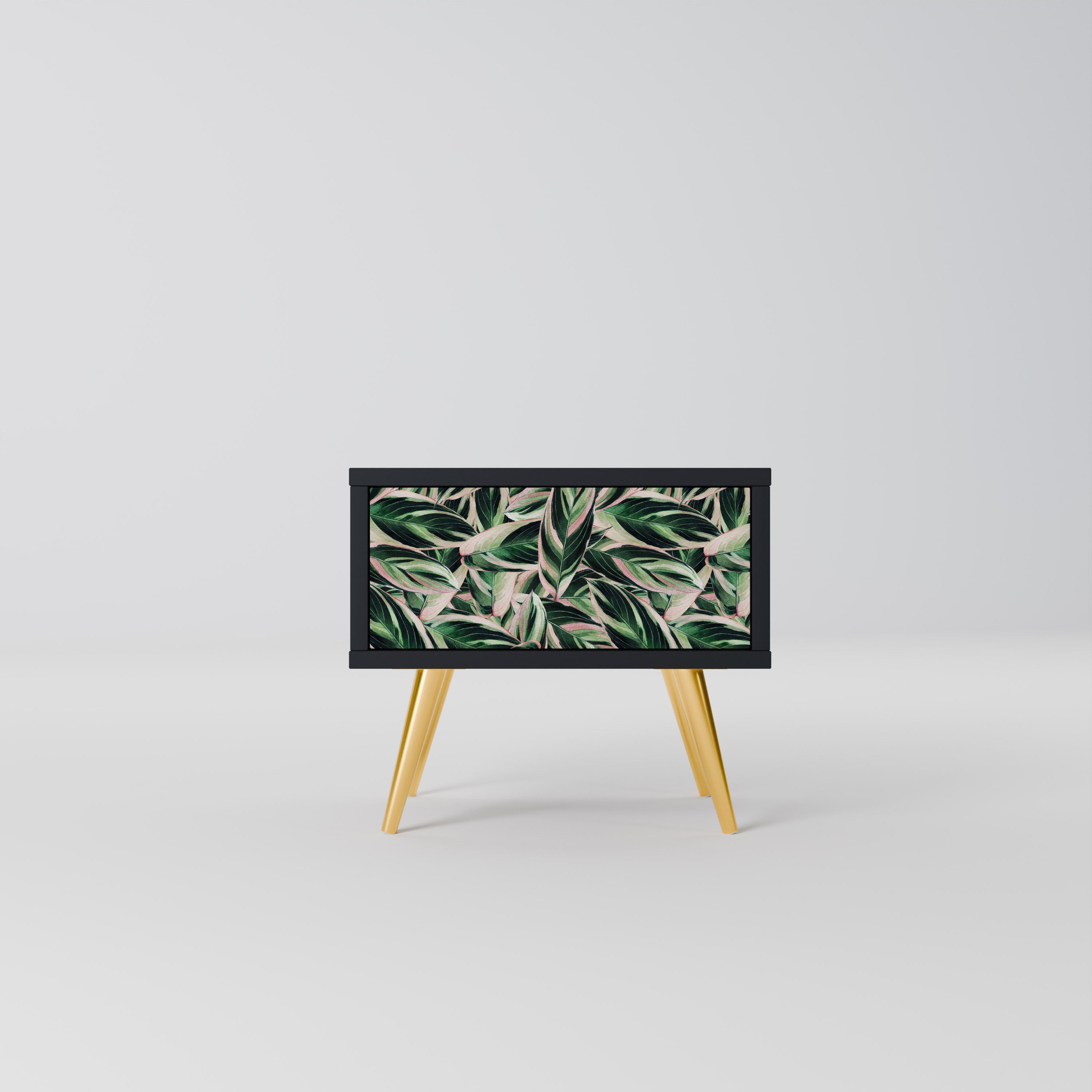 Table de chevet EERIE STROMANTHE en finition noire