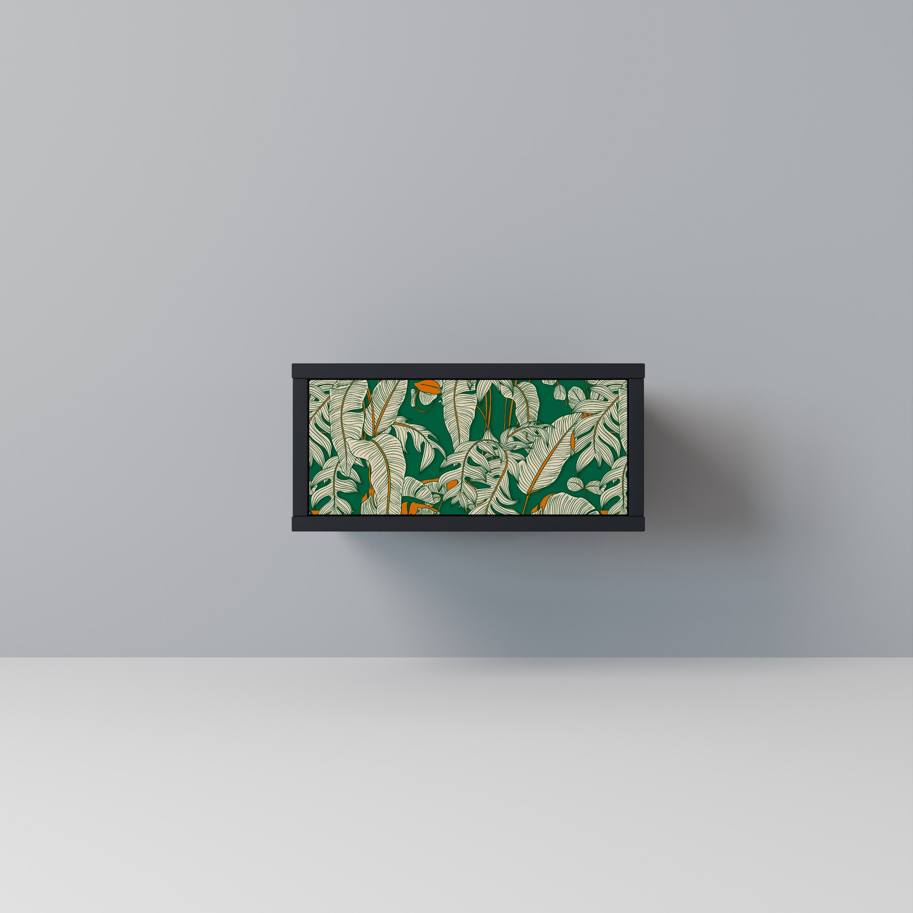 Table de chevet VERDANT PLEASURES en finition noire