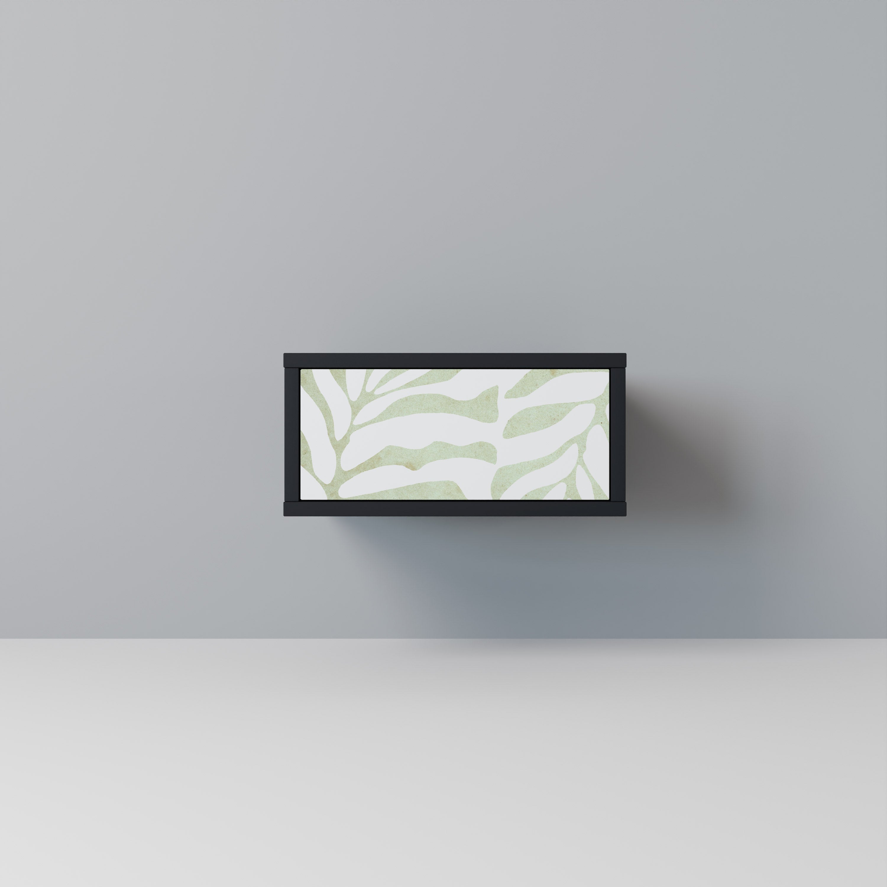 Table de chevet BOTANICAL SPARK en finition noire