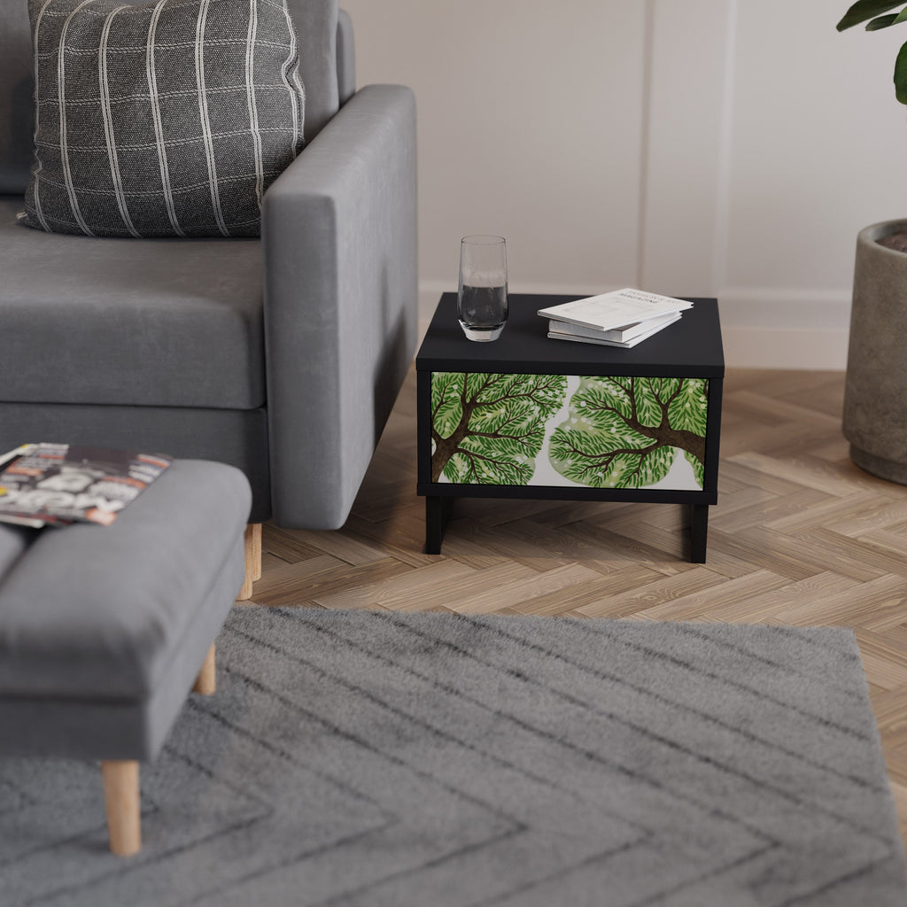 Table de chevet WILDERNESS DASH en finition noire