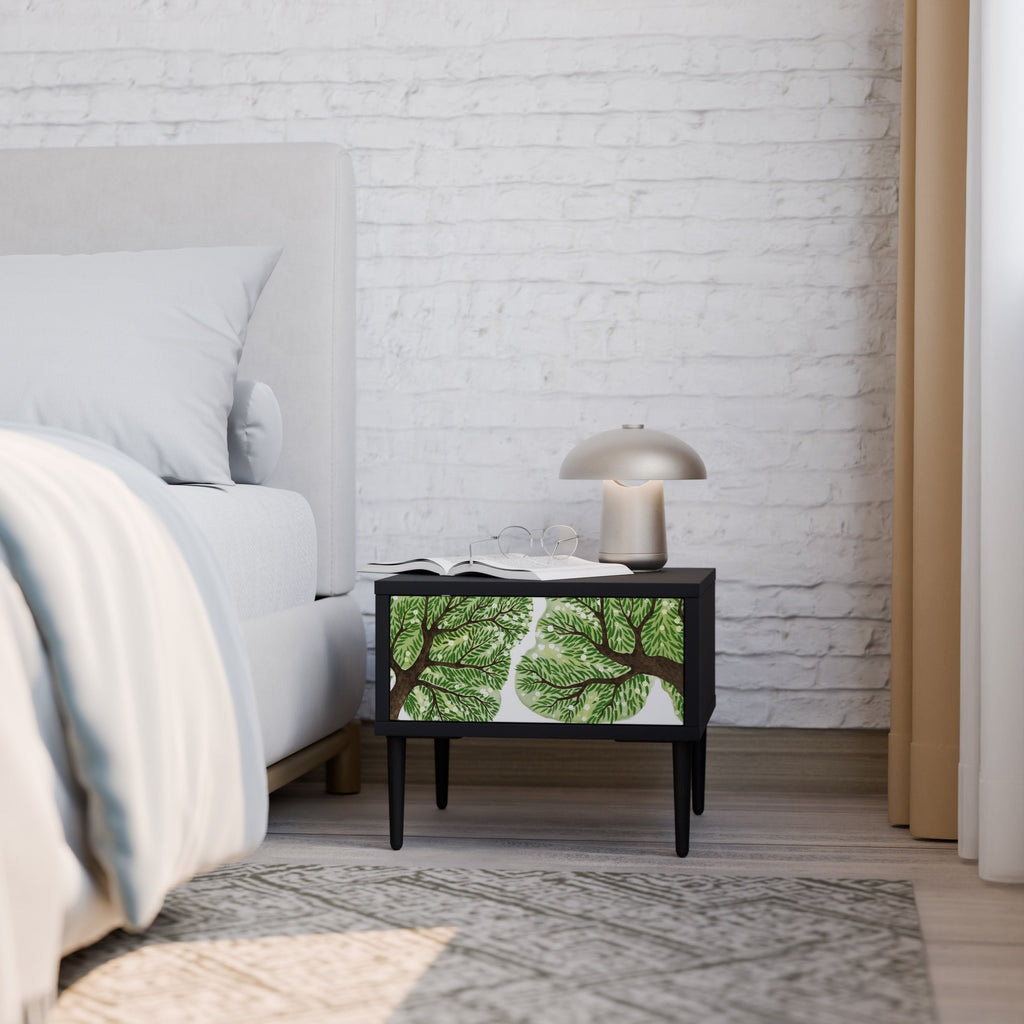 Table de chevet WILDERNESS DASH en finition noire