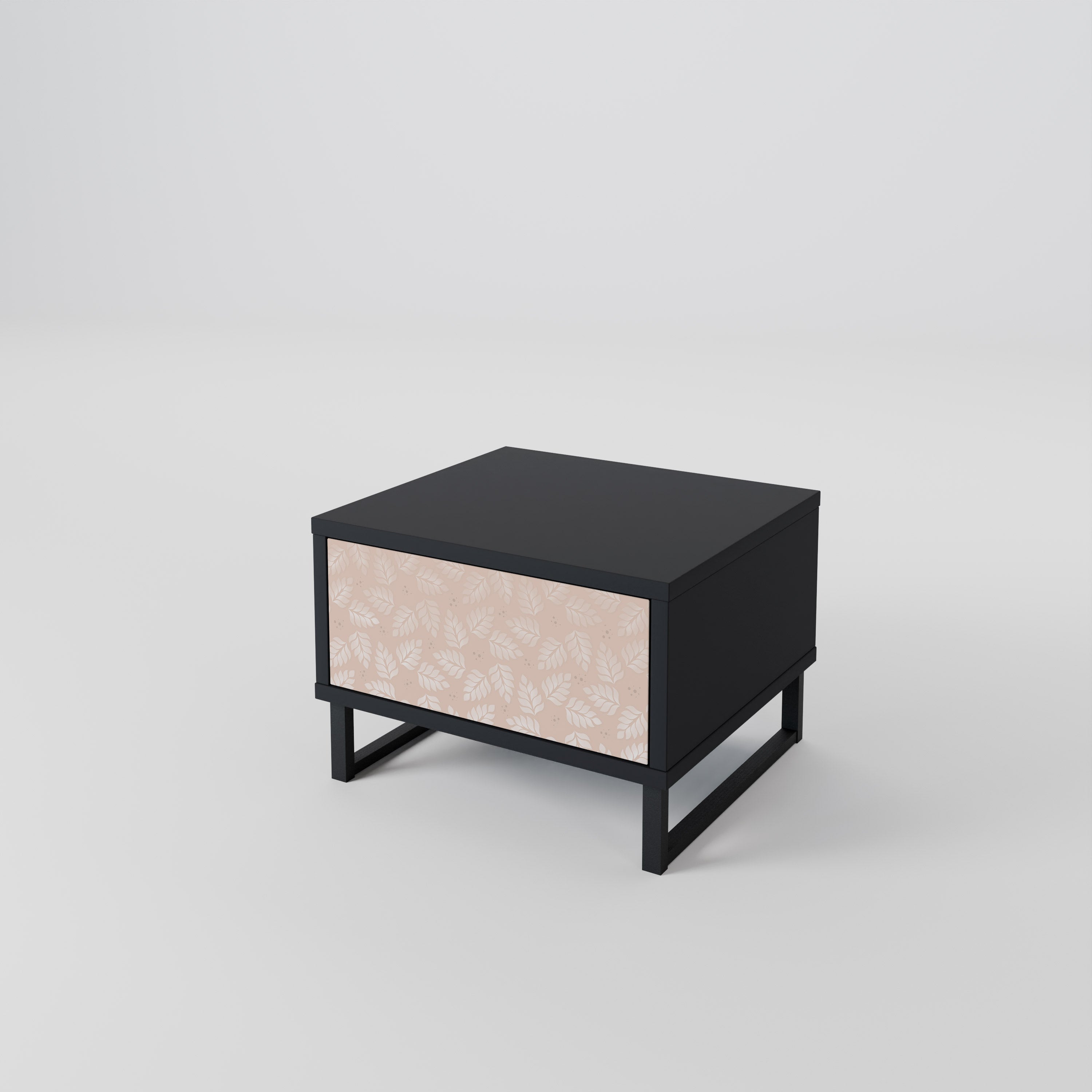 LEAVES ON BEIGE Nightstand