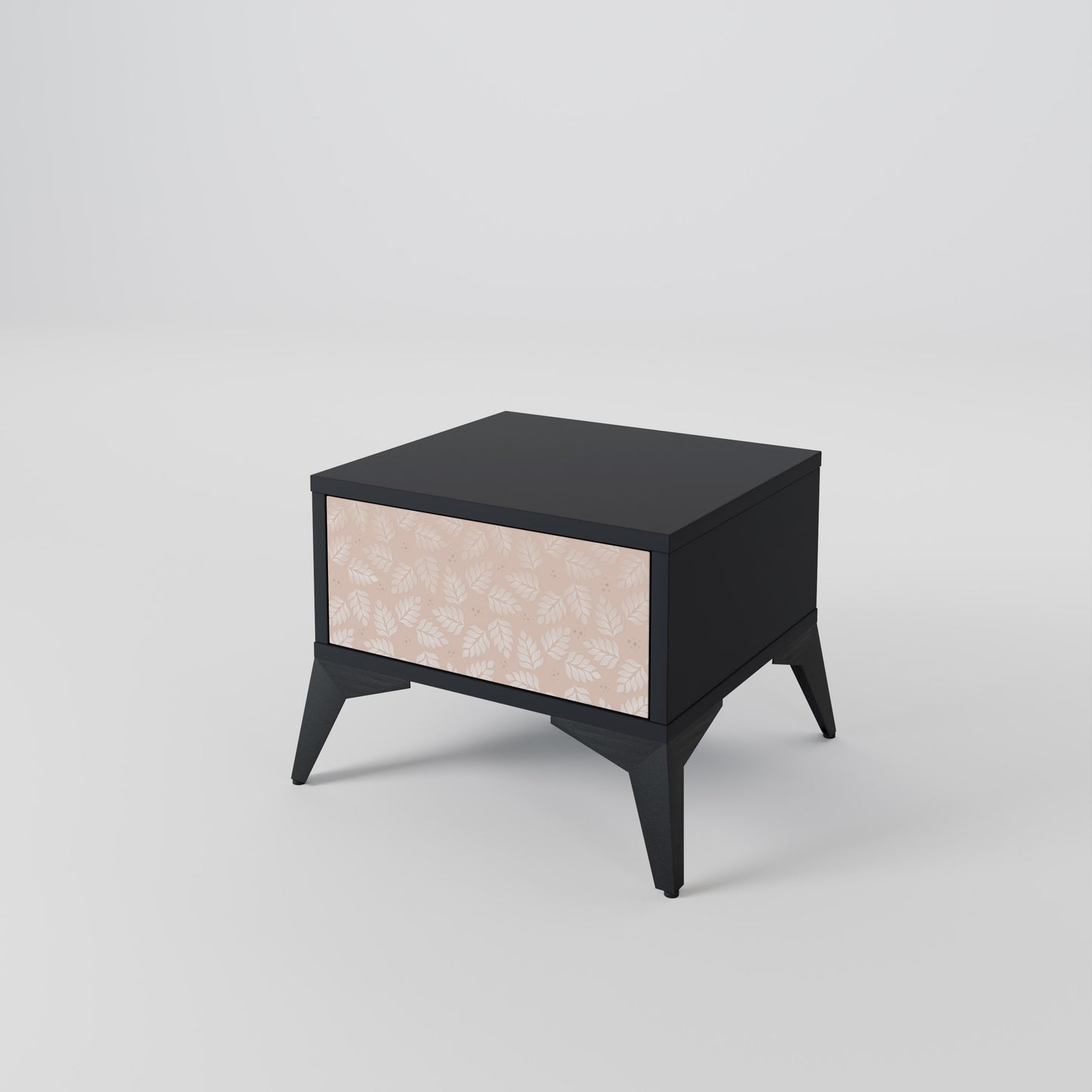 LEAVES ON BEIGE Nightstand