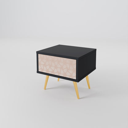 LEAVES ON BEIGE Nightstand