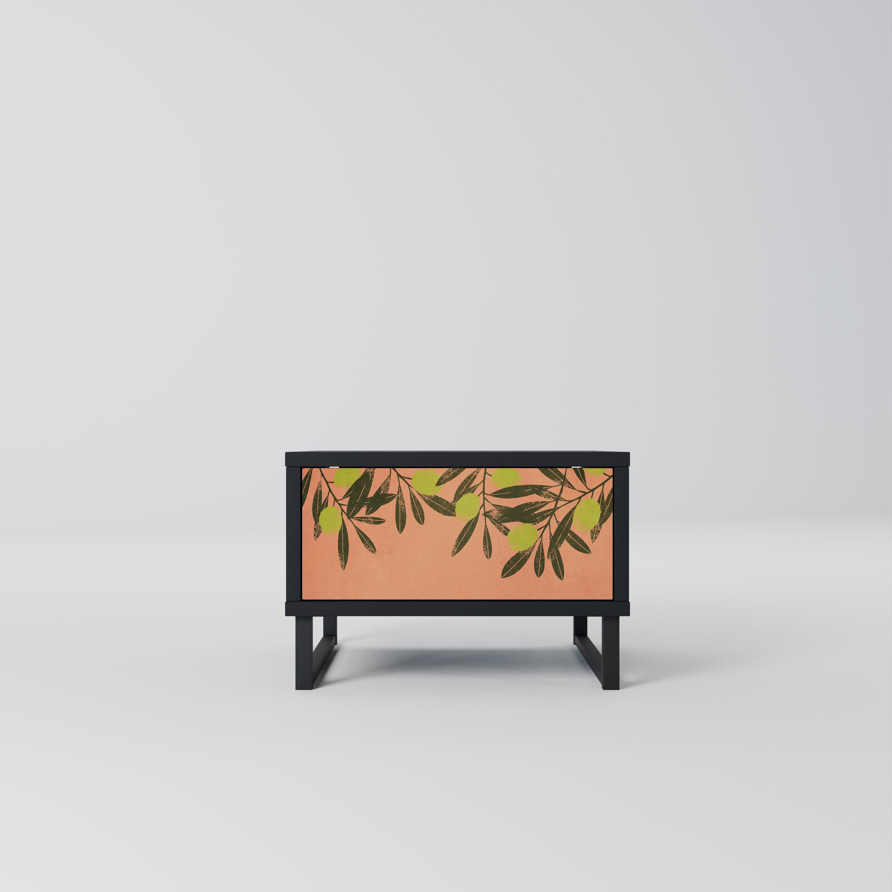 Table de chevet JUICY OLIVES en finition noire