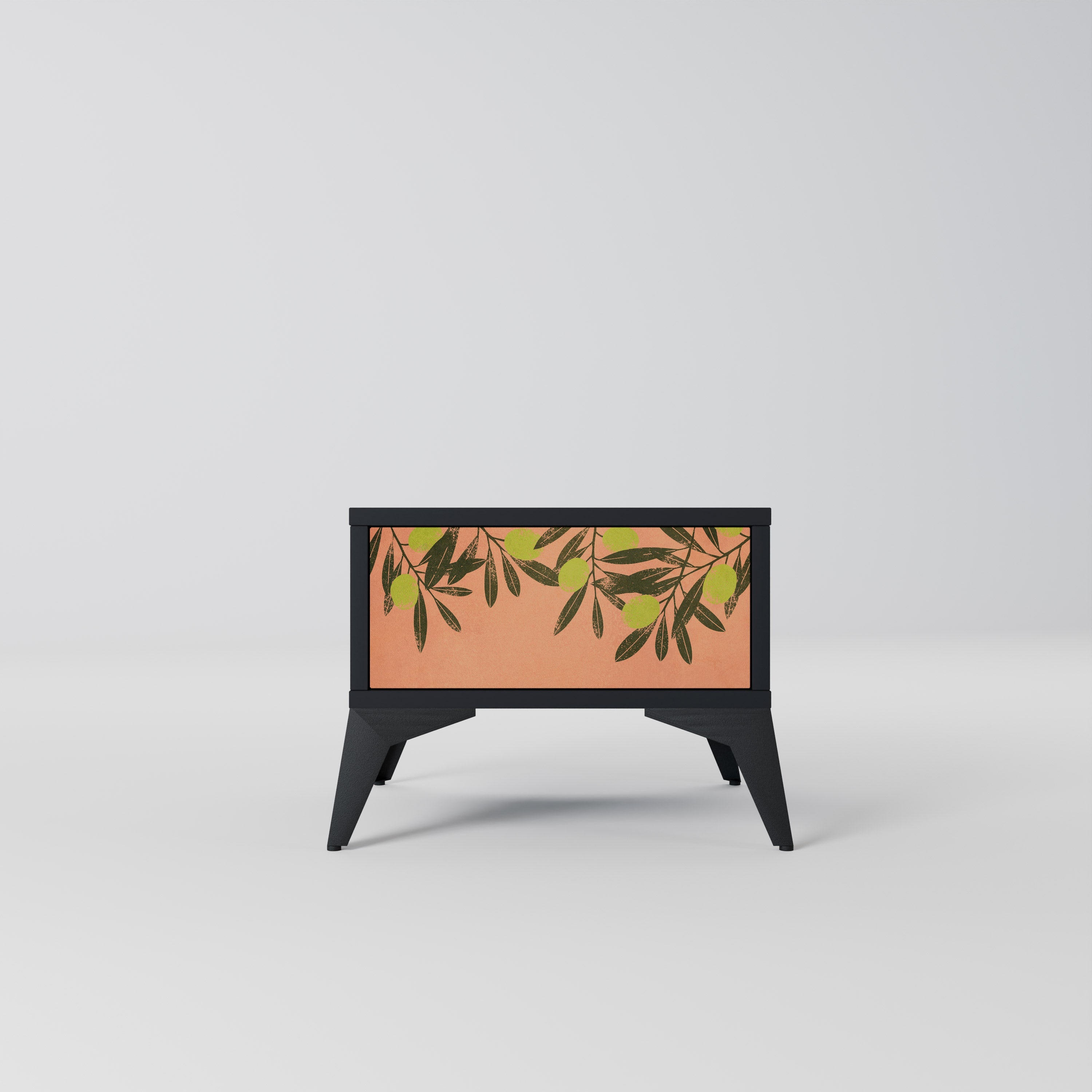 Table de chevet JUICY OLIVES en finition noire