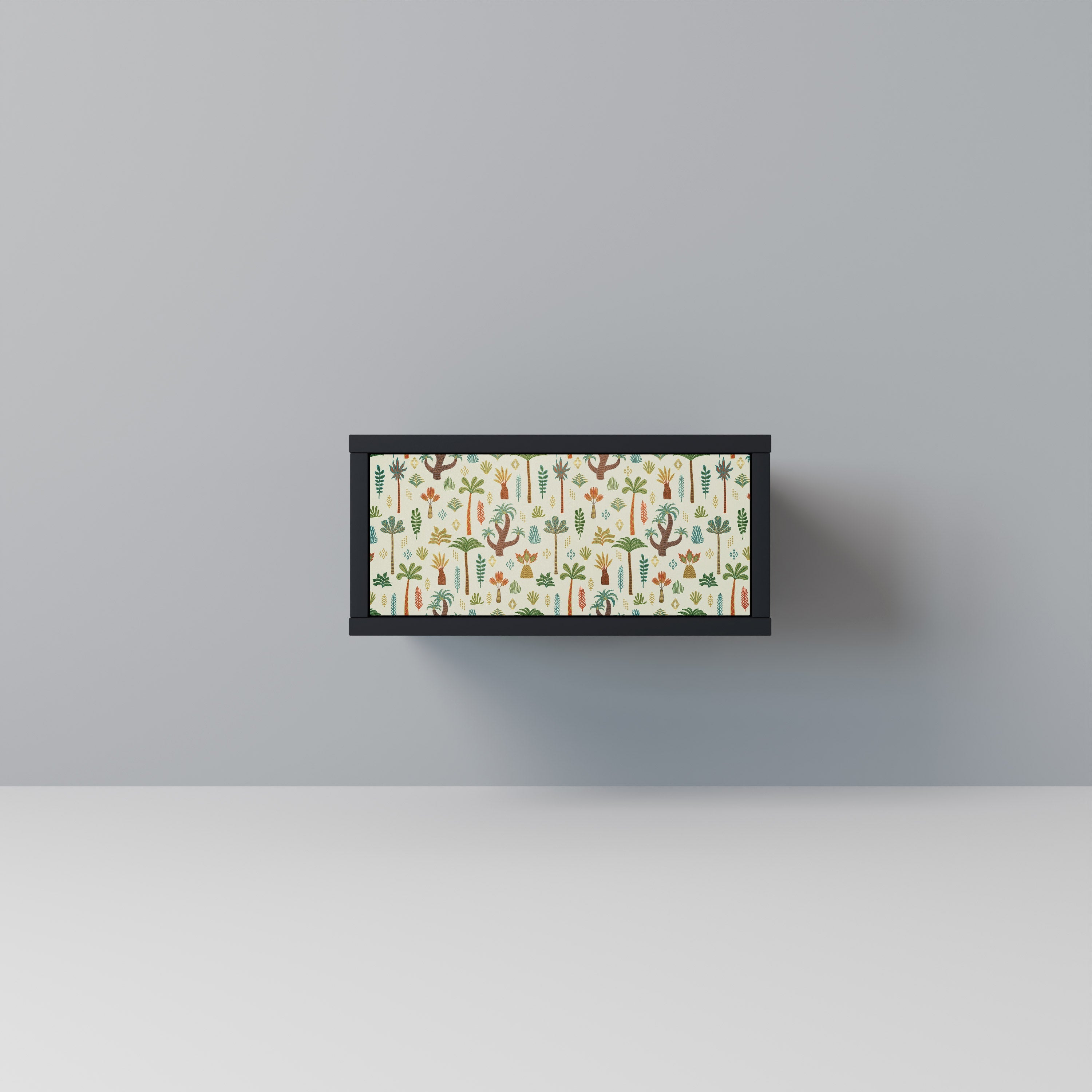 Table de chevet PALM SPRING en finition noire