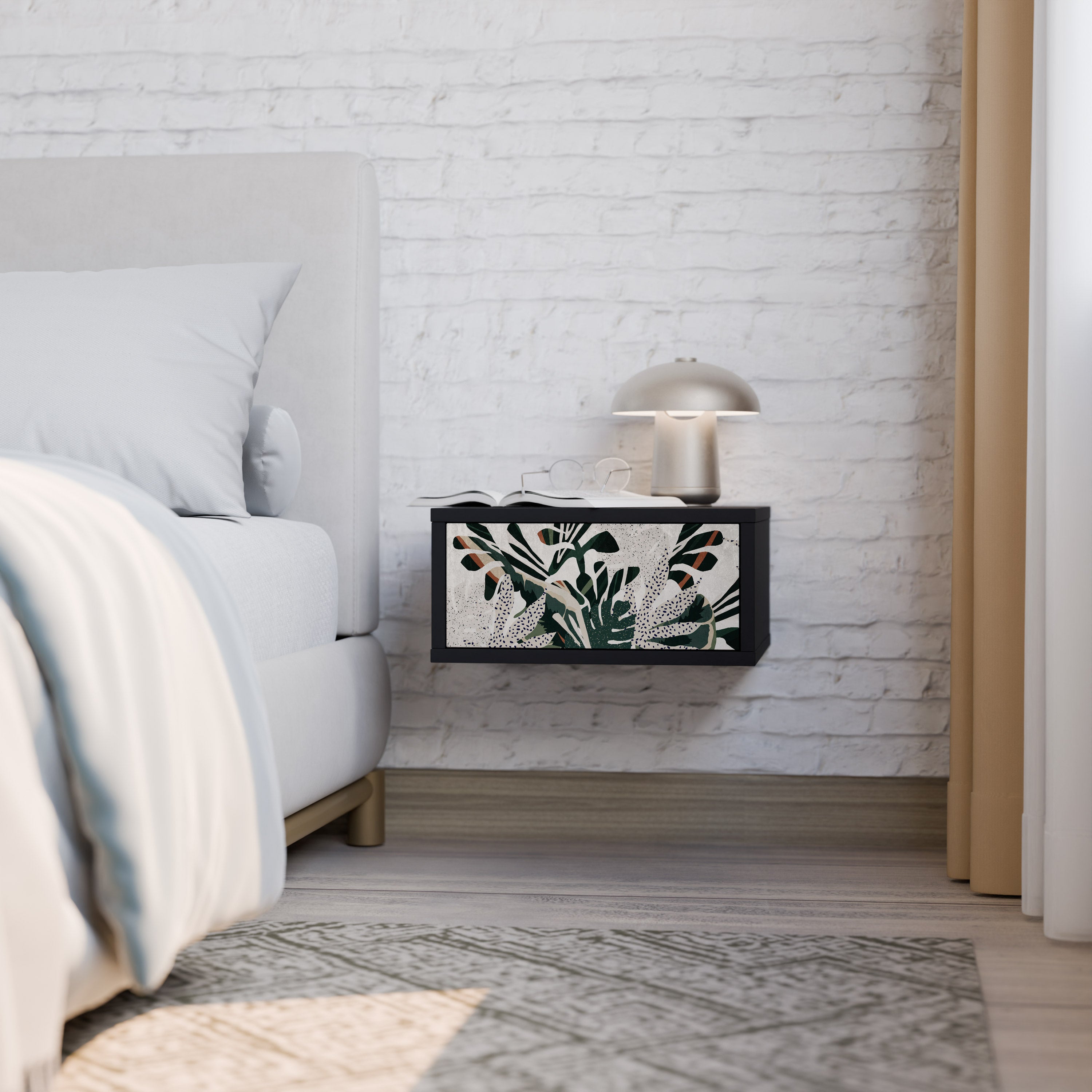 Table de chevet VERDURE FORMATION en finition noire