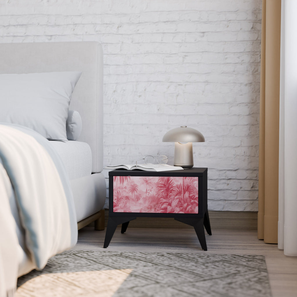 Table de chevet SWEET TROPICS en finition noire