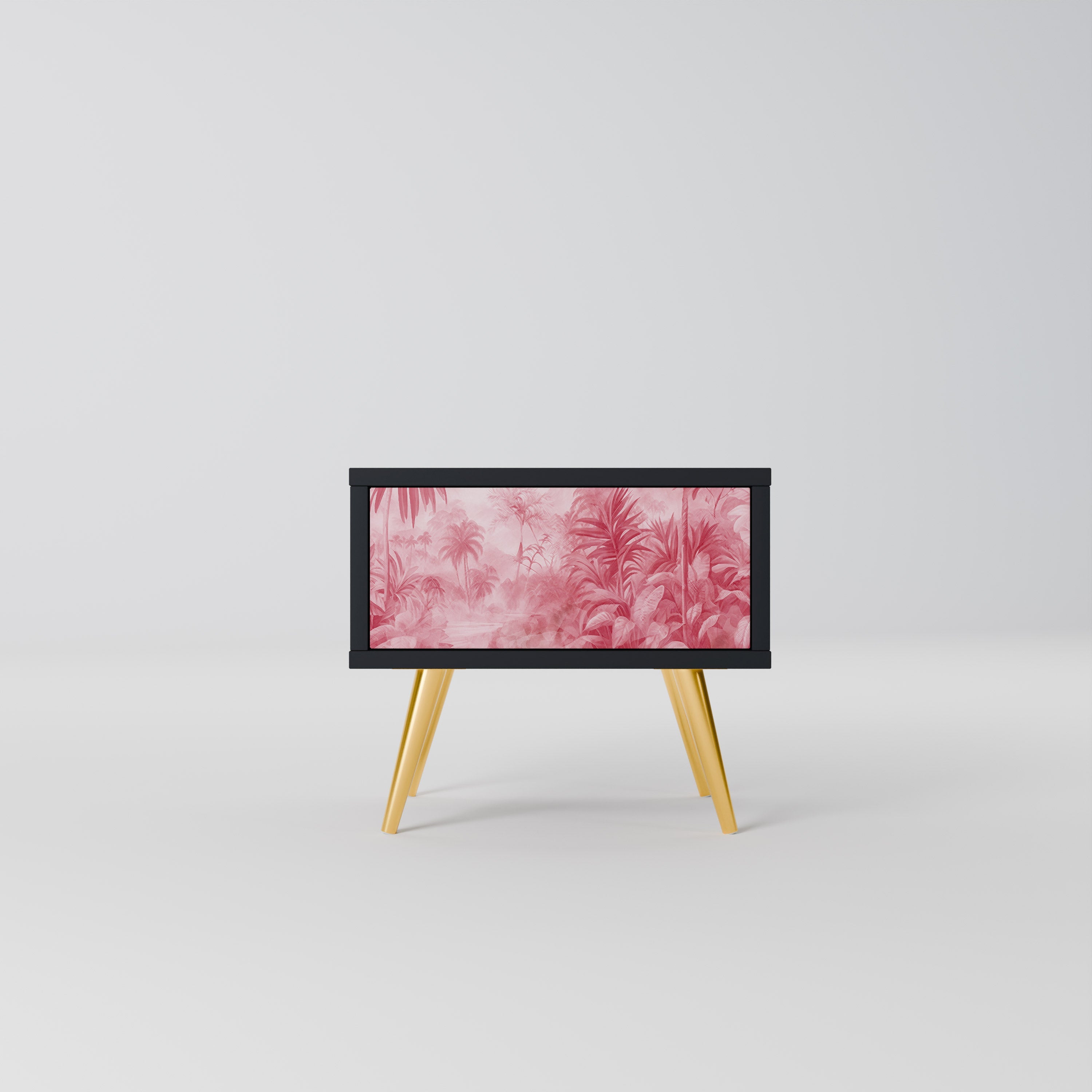 Table de chevet SWEET TROPICS en finition noire