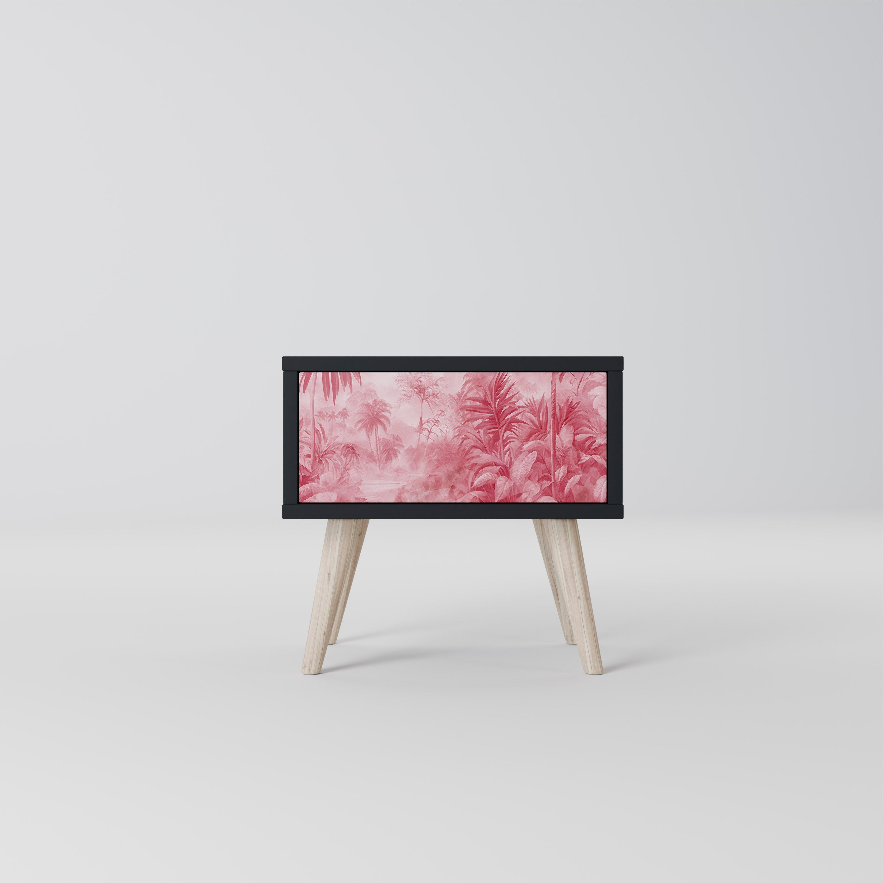 Table de chevet SWEET TROPICS en finition noire