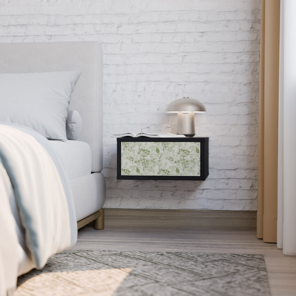 Table de chevet FENNEL BALDACHIN en finition noire