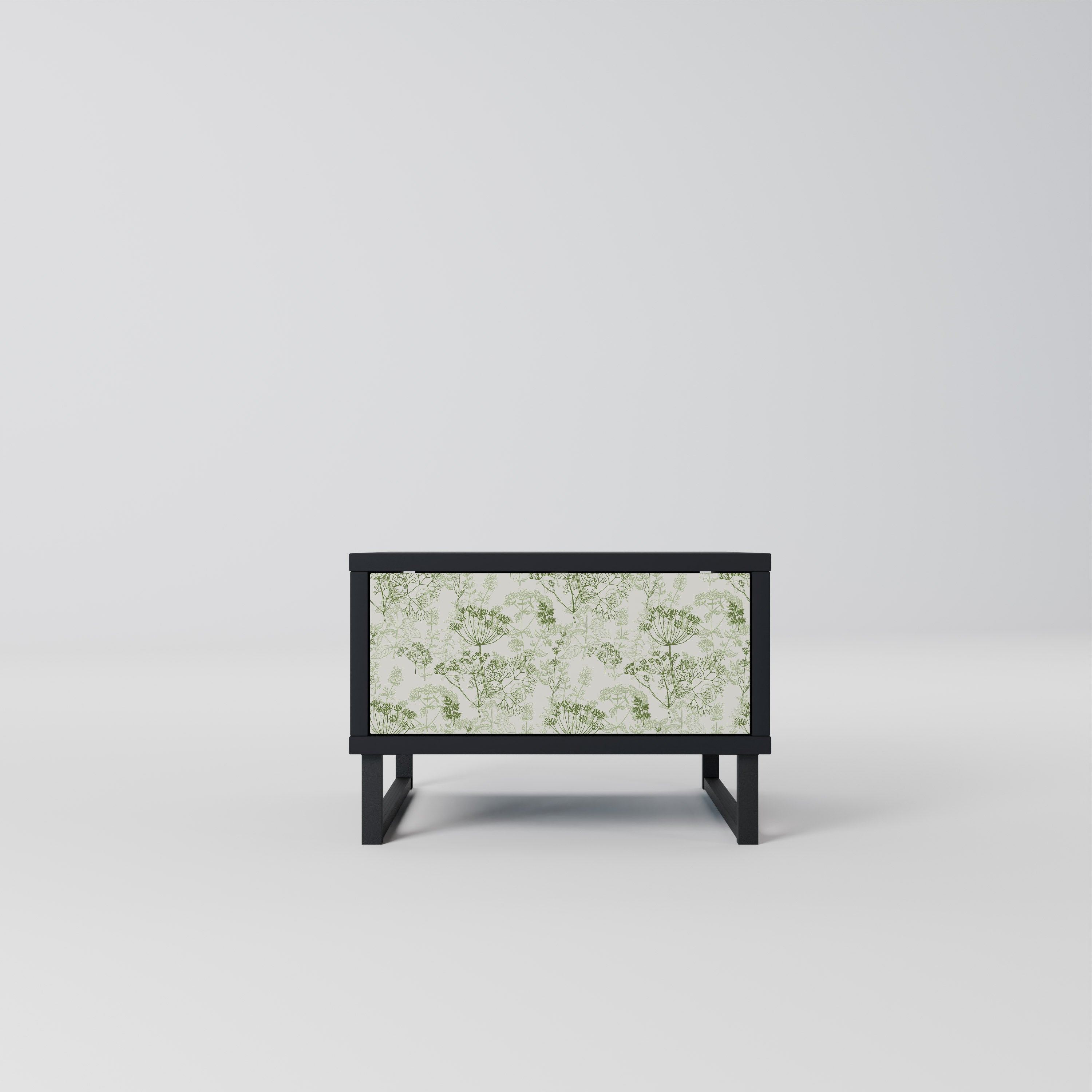 Table de chevet FENNEL BALDACHIN en finition noire