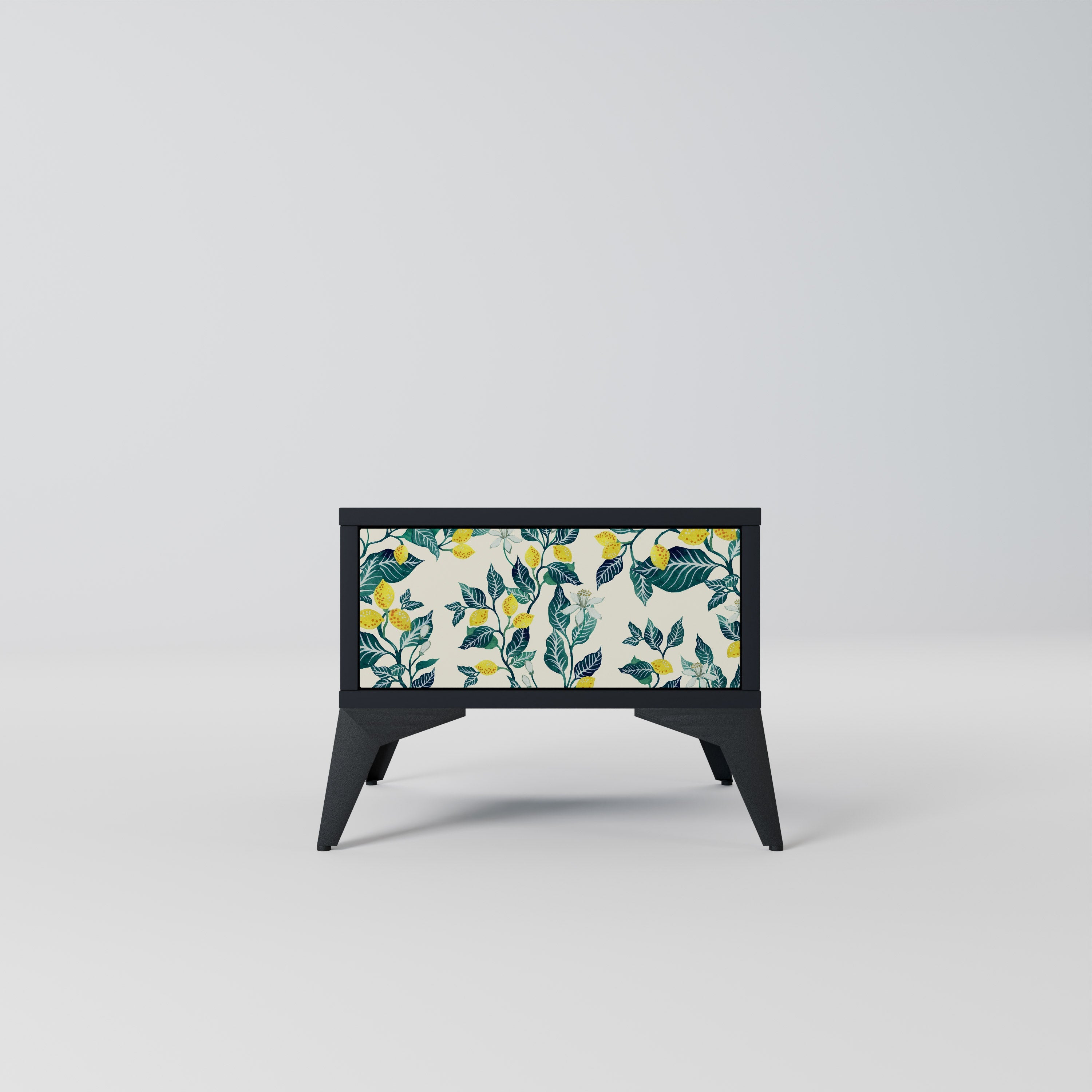 Table de chevet LEMON TREE en finition noire