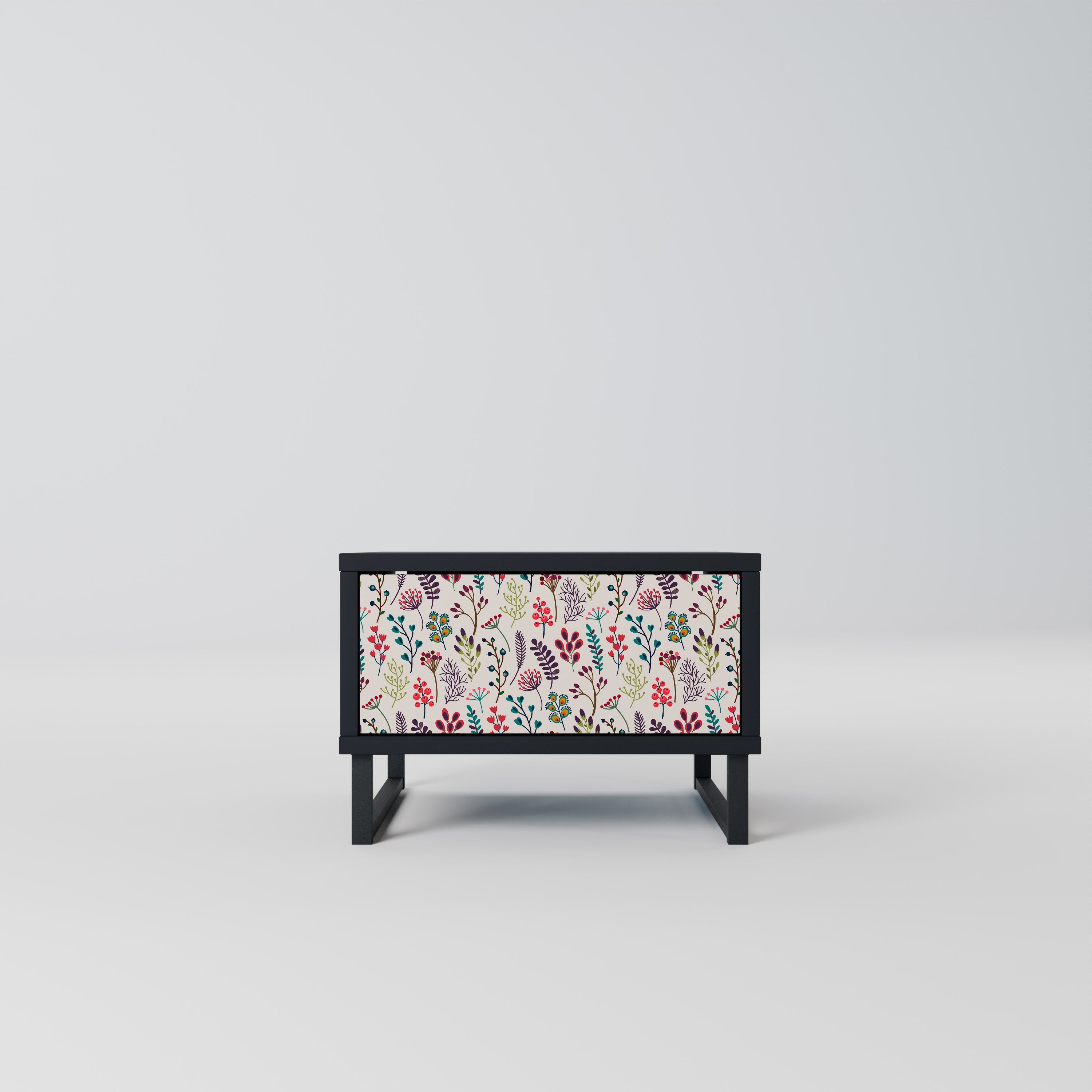 Table de chevet AUTUMN SUNDRIES en finition noire