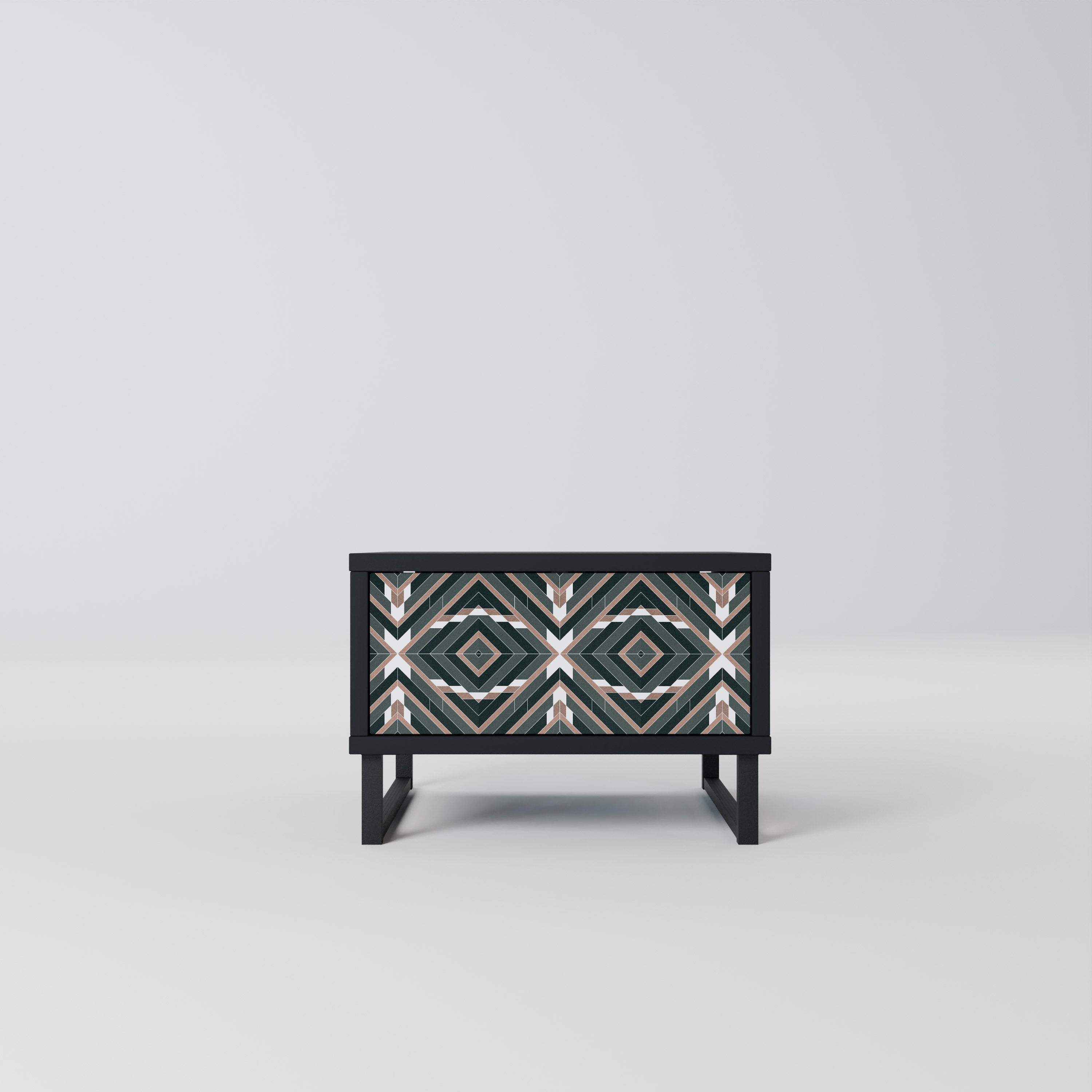 Table de chevet DIMENSION DELIGHTS en finition noire