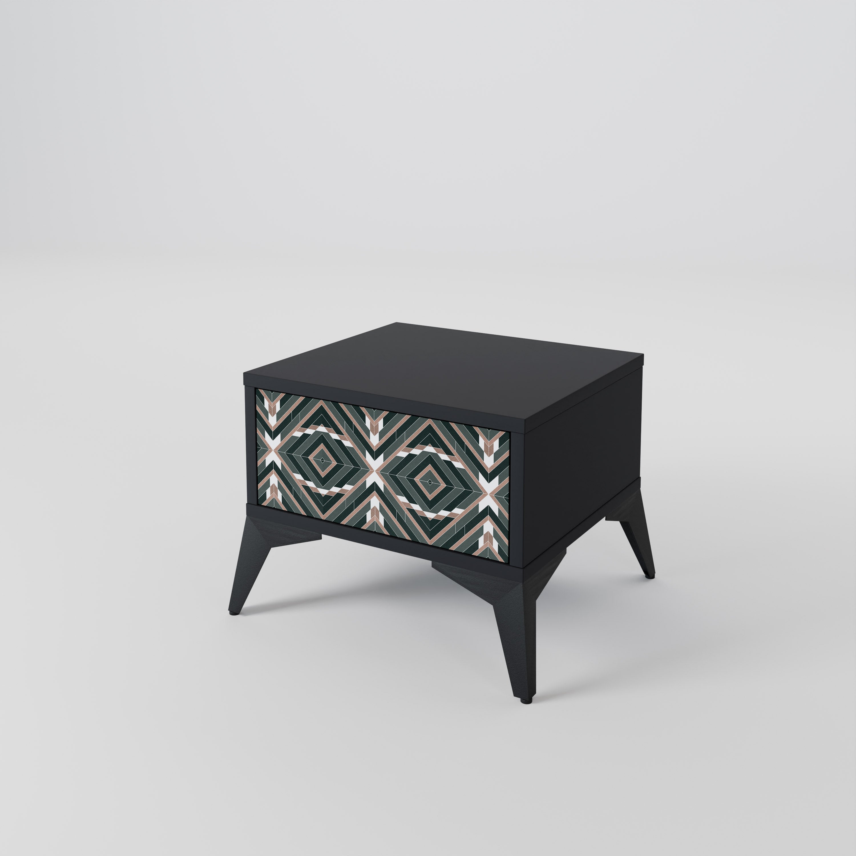 Table de chevet DIMENSION DELIGHTS en finition noire
