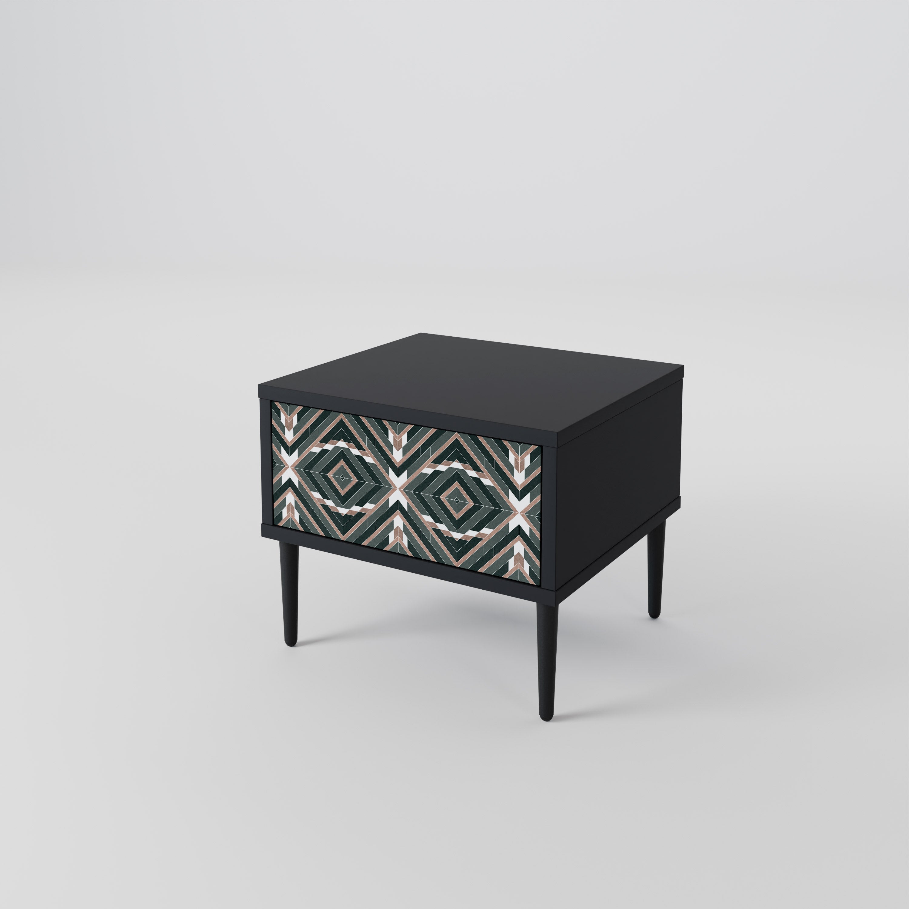 Table de chevet DIMENSION DELIGHTS en finition noire