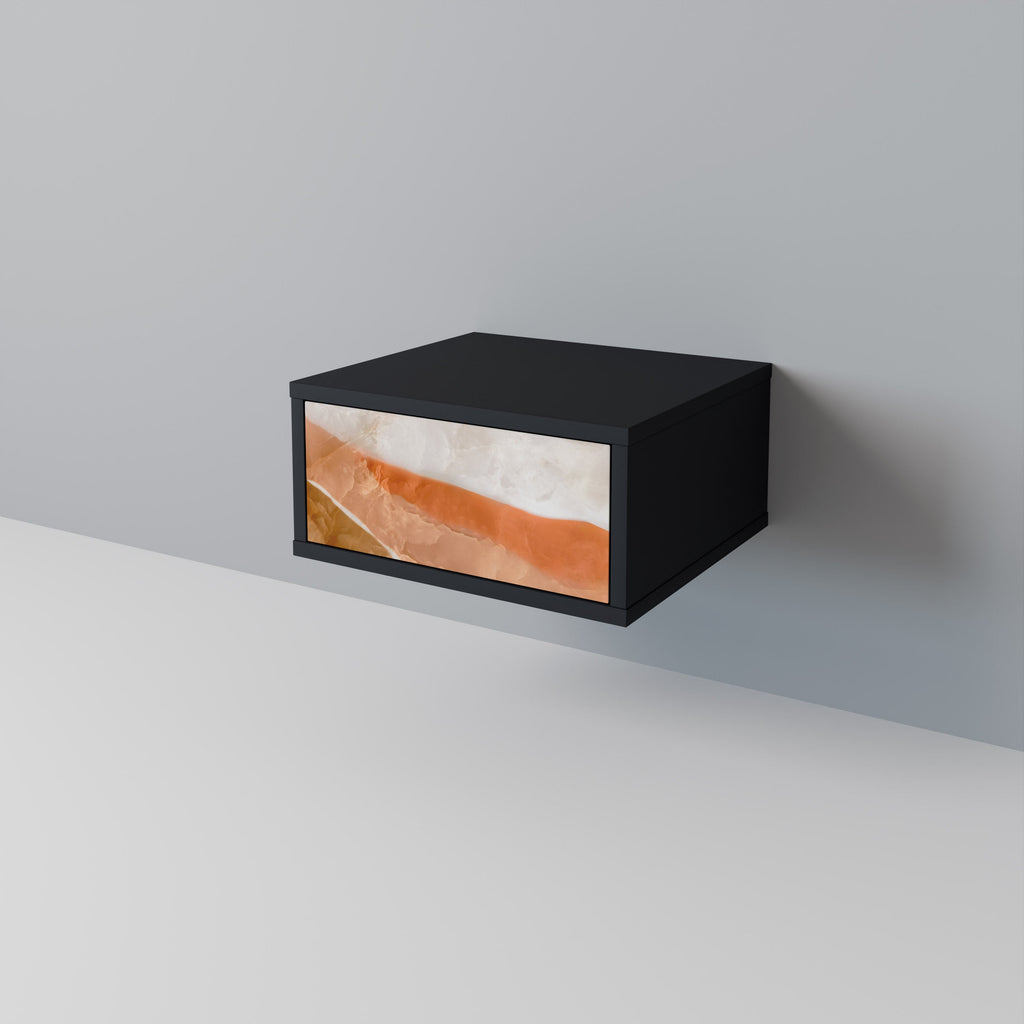 Table de chevet SANDHILLS SPLENDOUR en finition noire