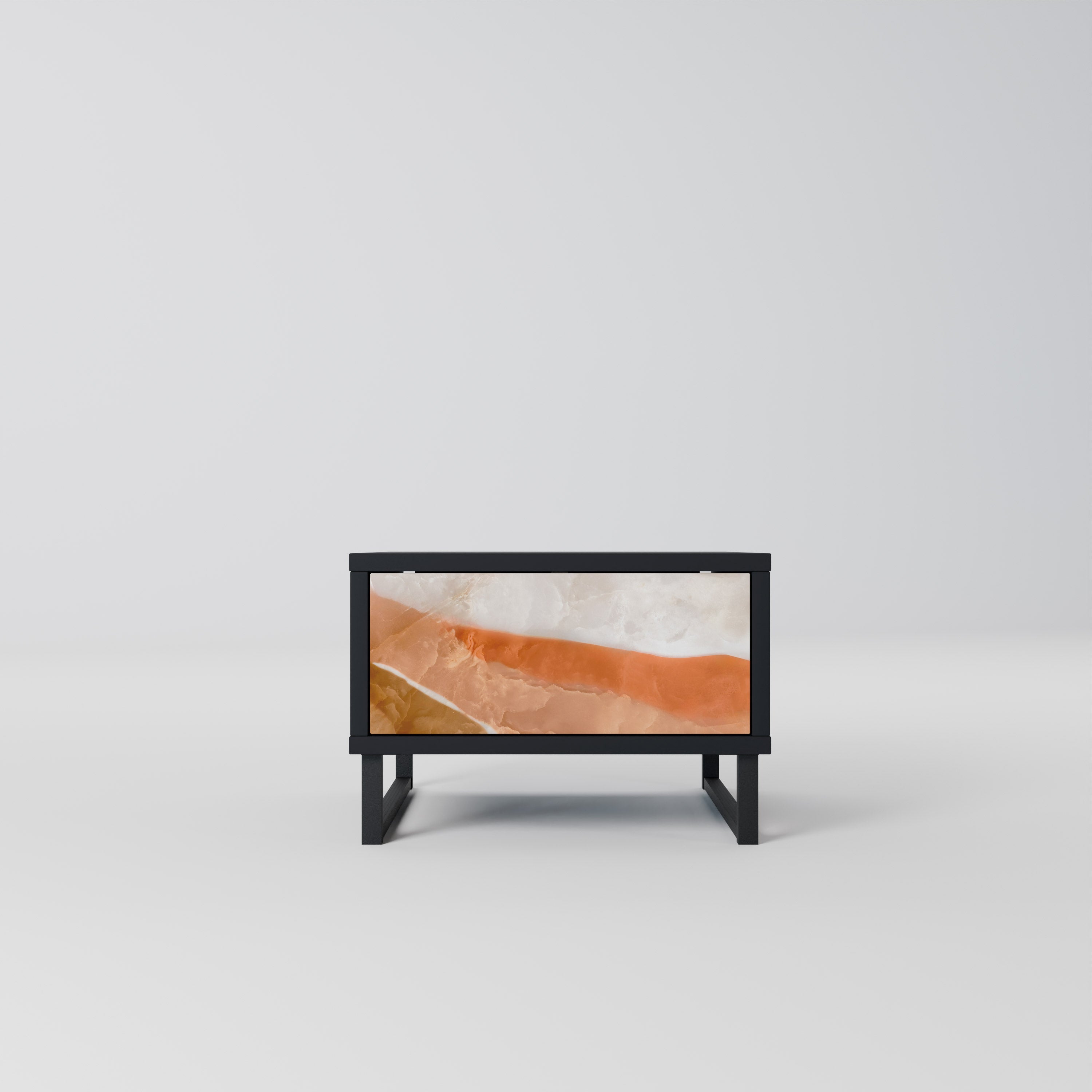 Table de chevet SANDHILLS SPLENDOUR en finition noire