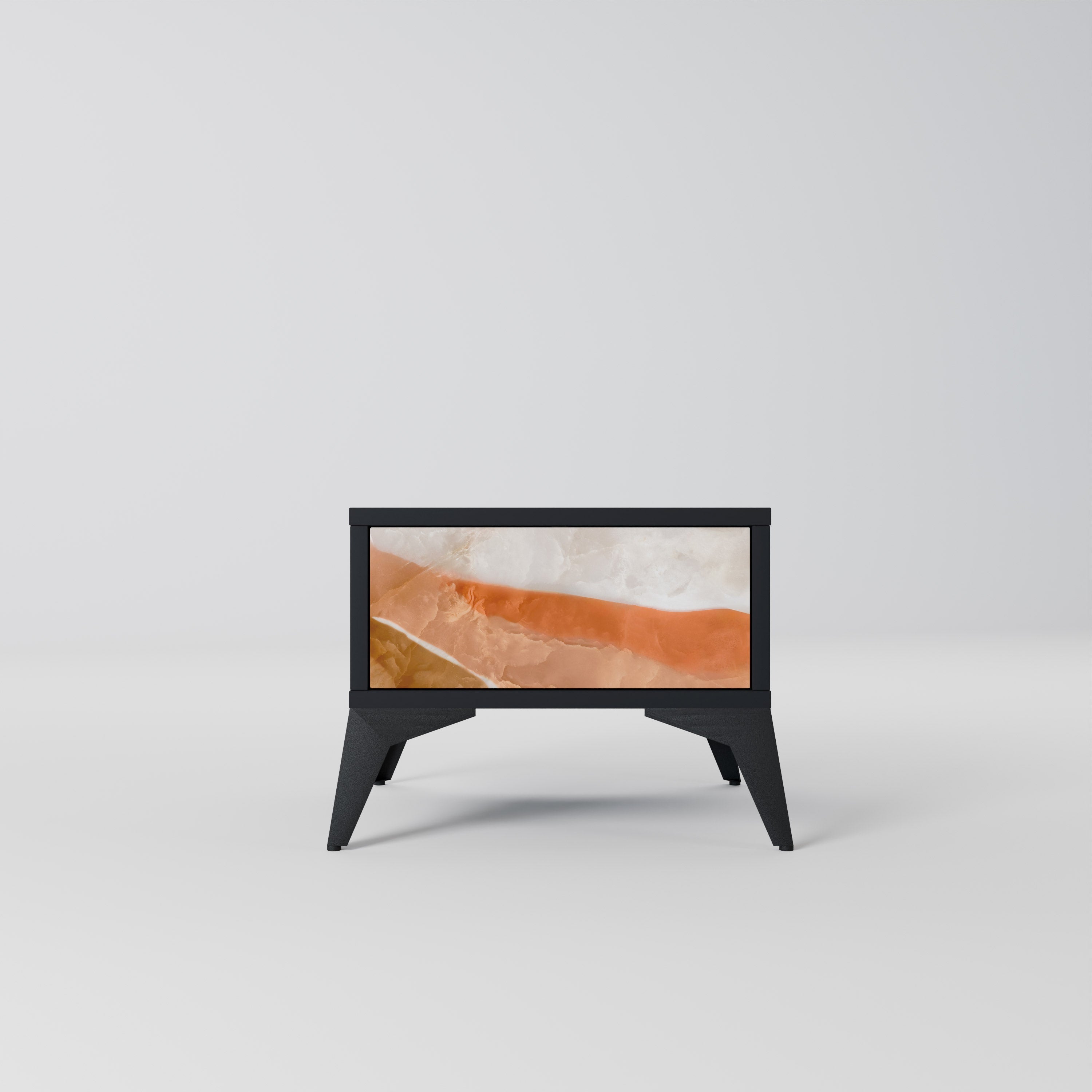 Table de chevet SANDHILLS SPLENDOUR en finition noire