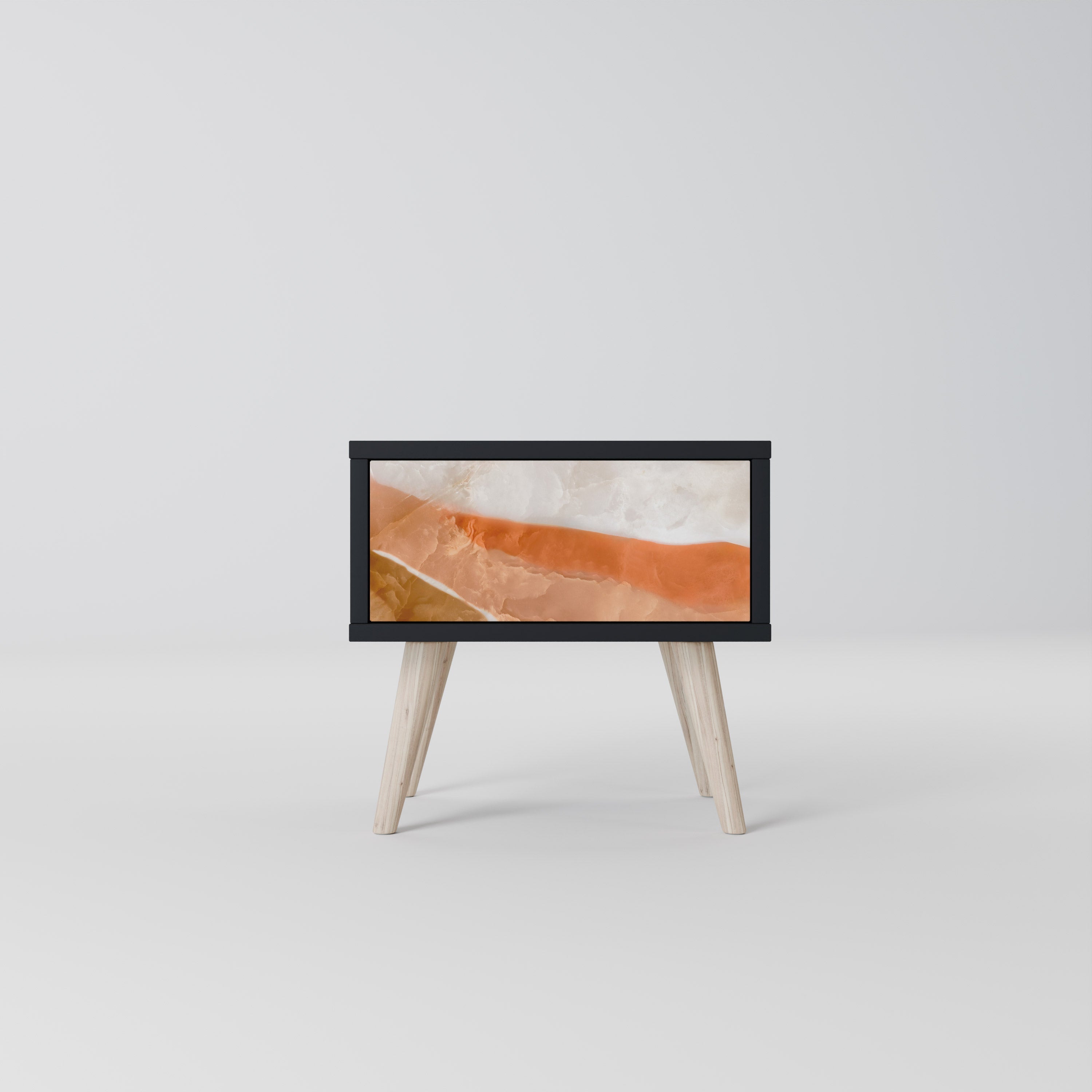 Table de chevet SANDHILLS SPLENDOUR en finition noire