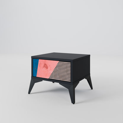 GLAMOROUS STRIPE Nightstand