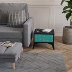 TURQUOISE RAIN Nightstand