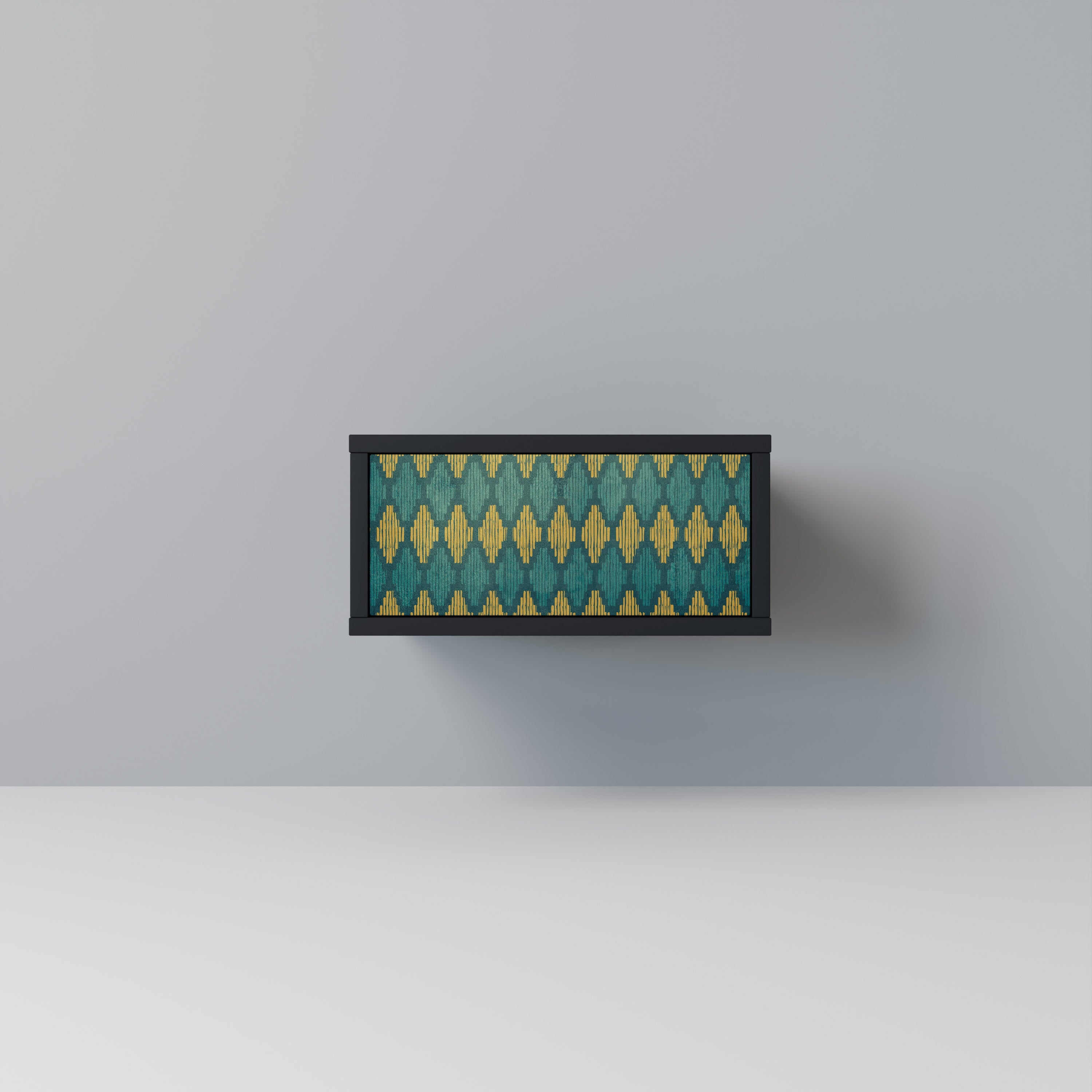 Table de chevet POLYGONS en finition noire