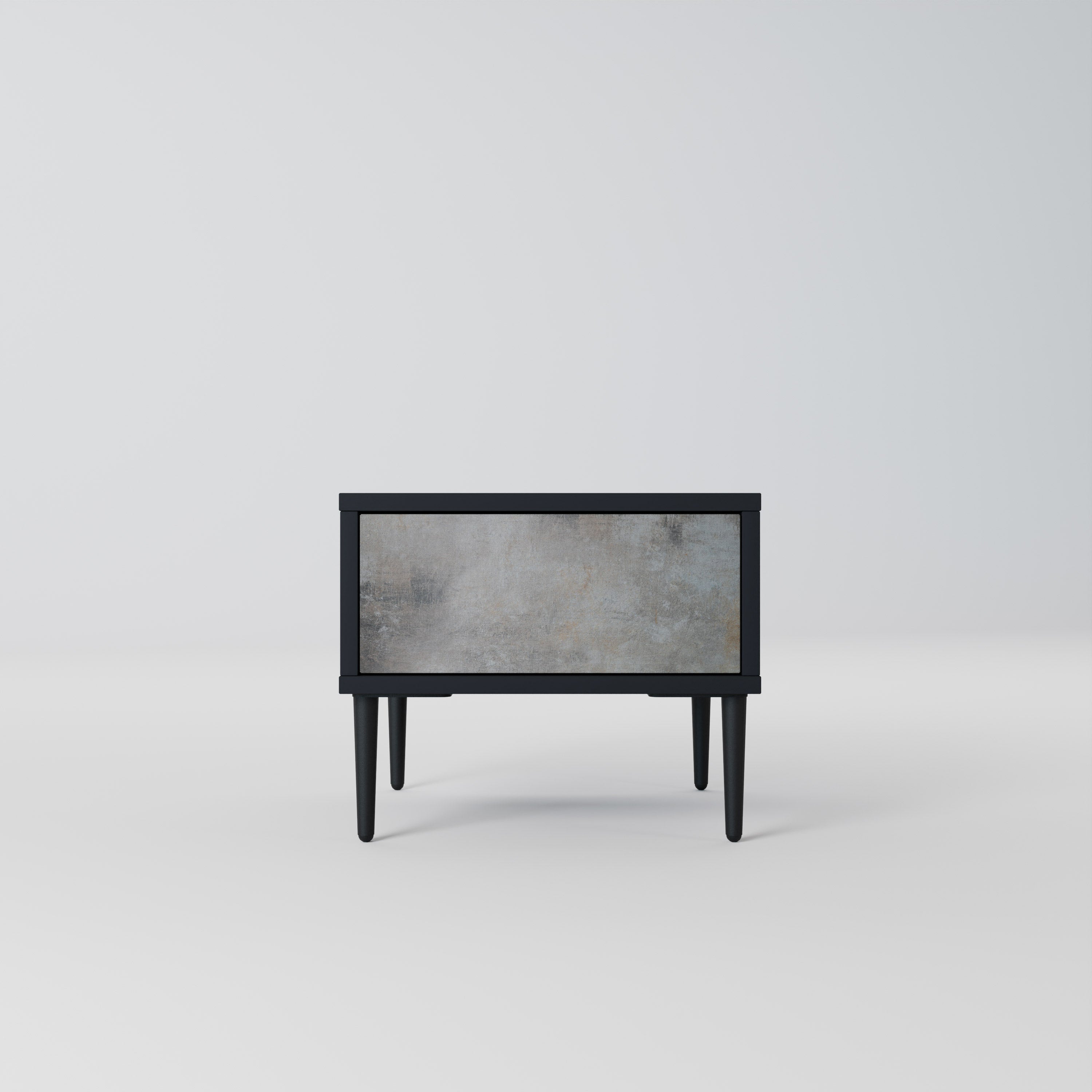 Table de chevet CONCRETE WALL en finition noire