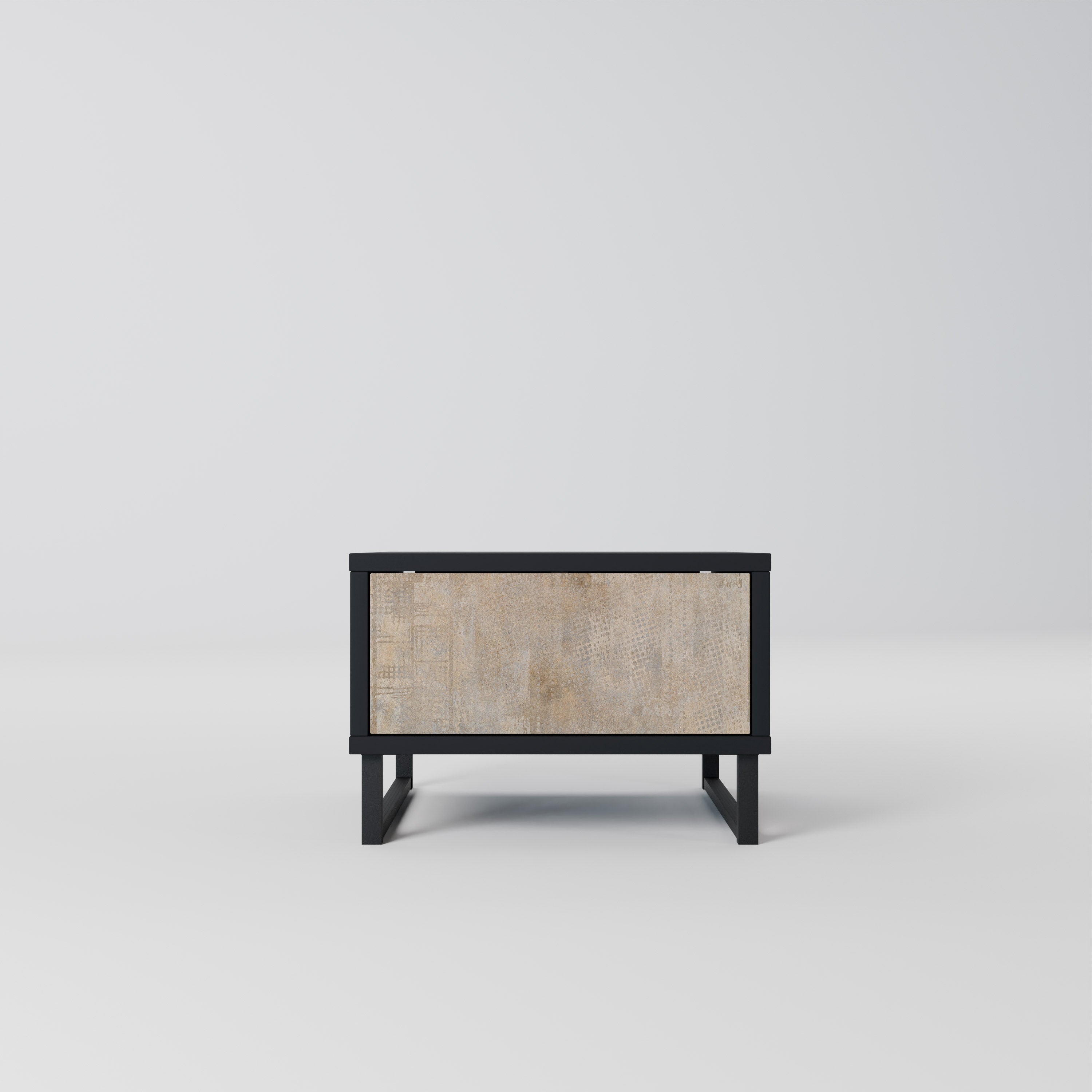 ERREUR D'ÉCRAN Table de chevet en finition noire