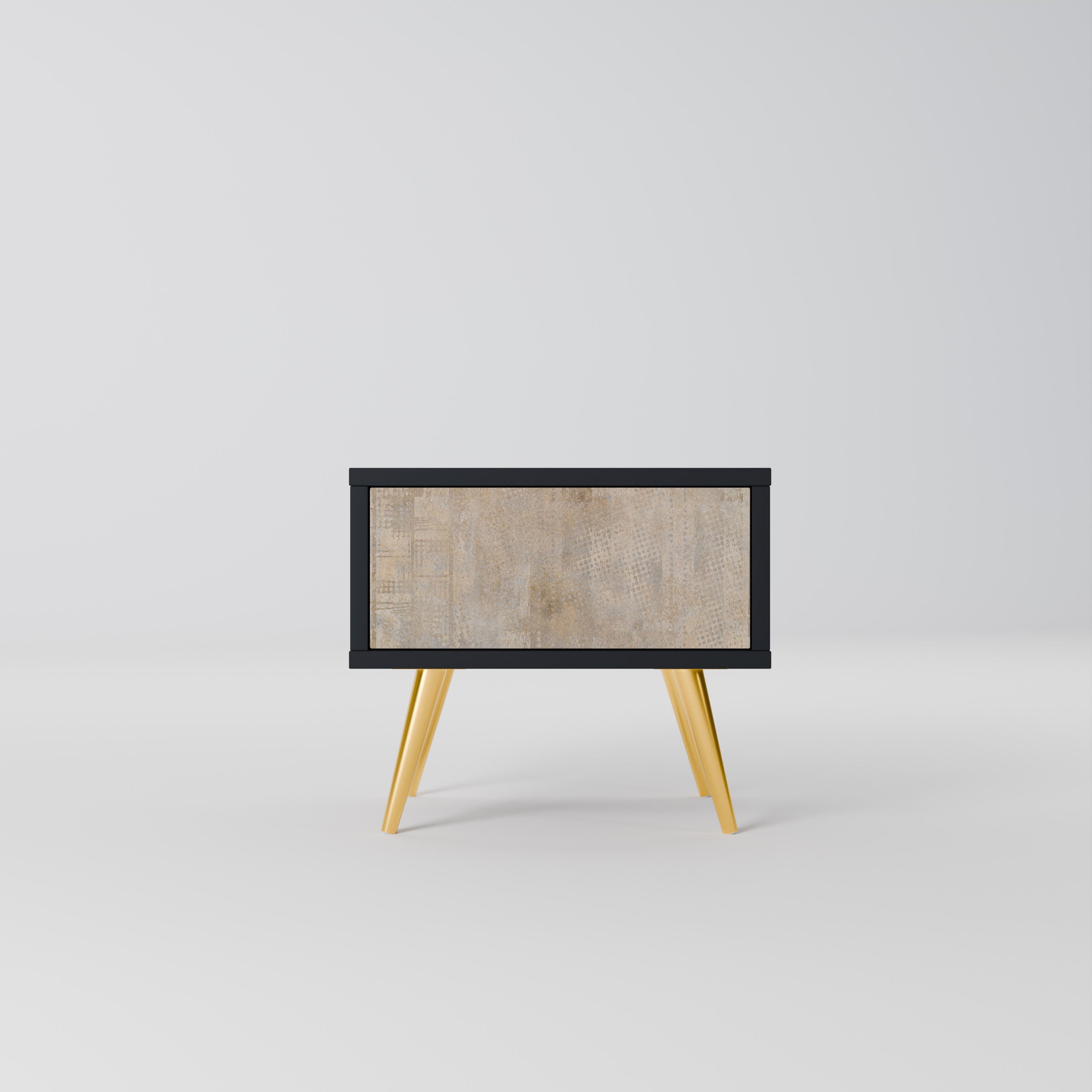 ERREUR D'ÉCRAN Table de chevet en finition noire