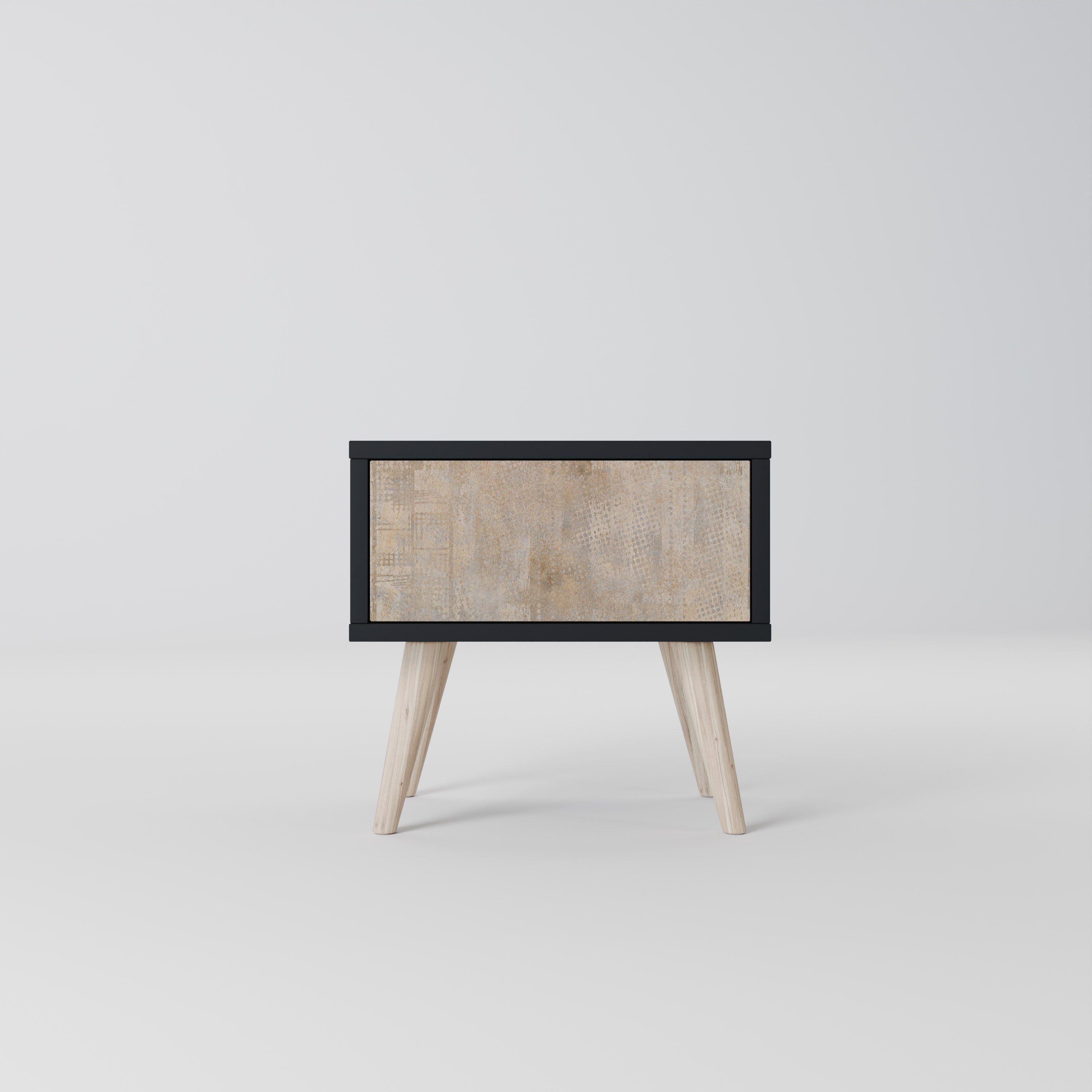 ERREUR D'ÉCRAN Table de chevet en finition noire