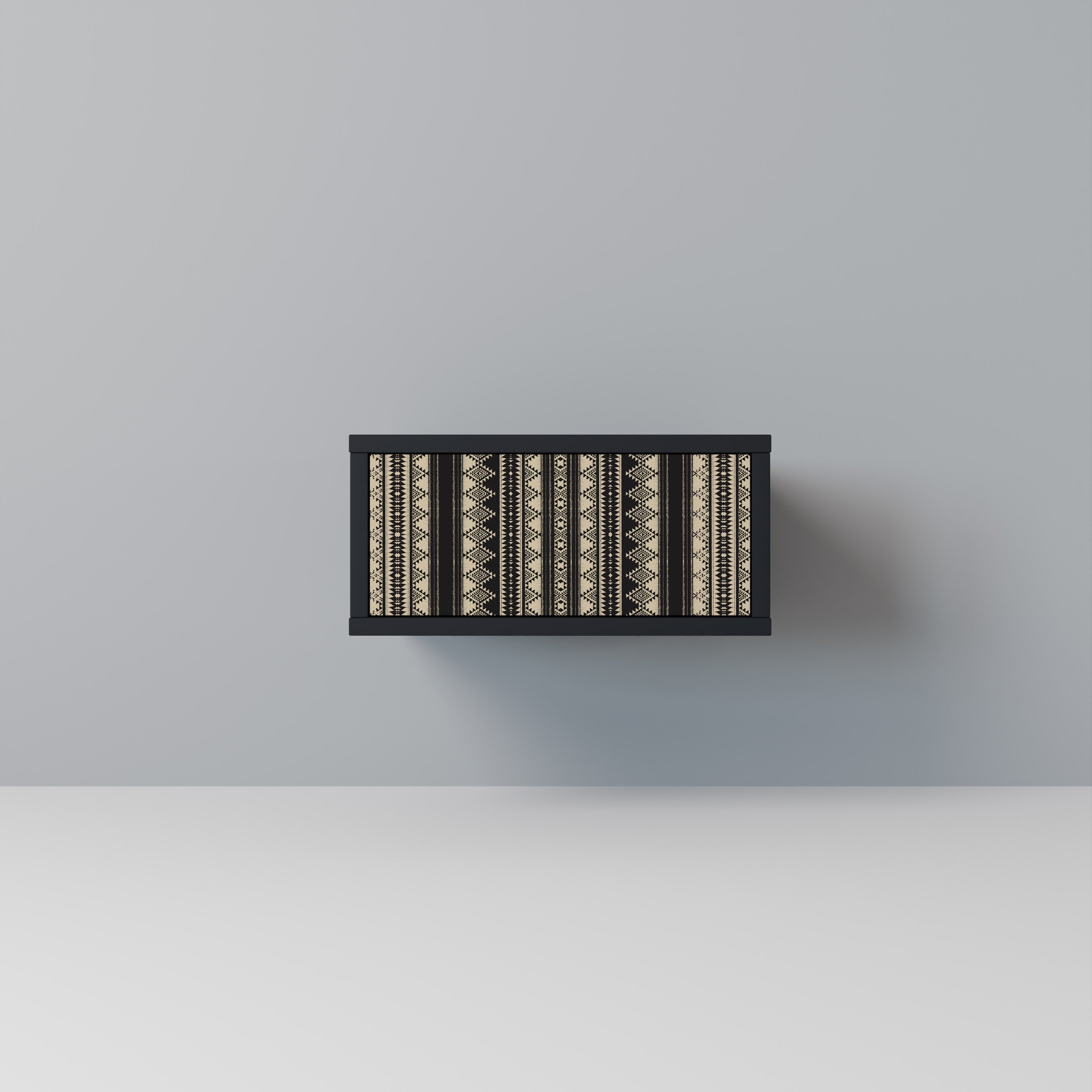 Table de chevet AZTEC en finition noire