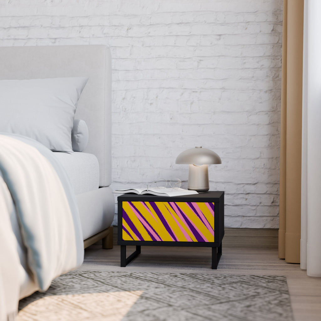 Table de chevet DREAMS COME TRUE en finition noire