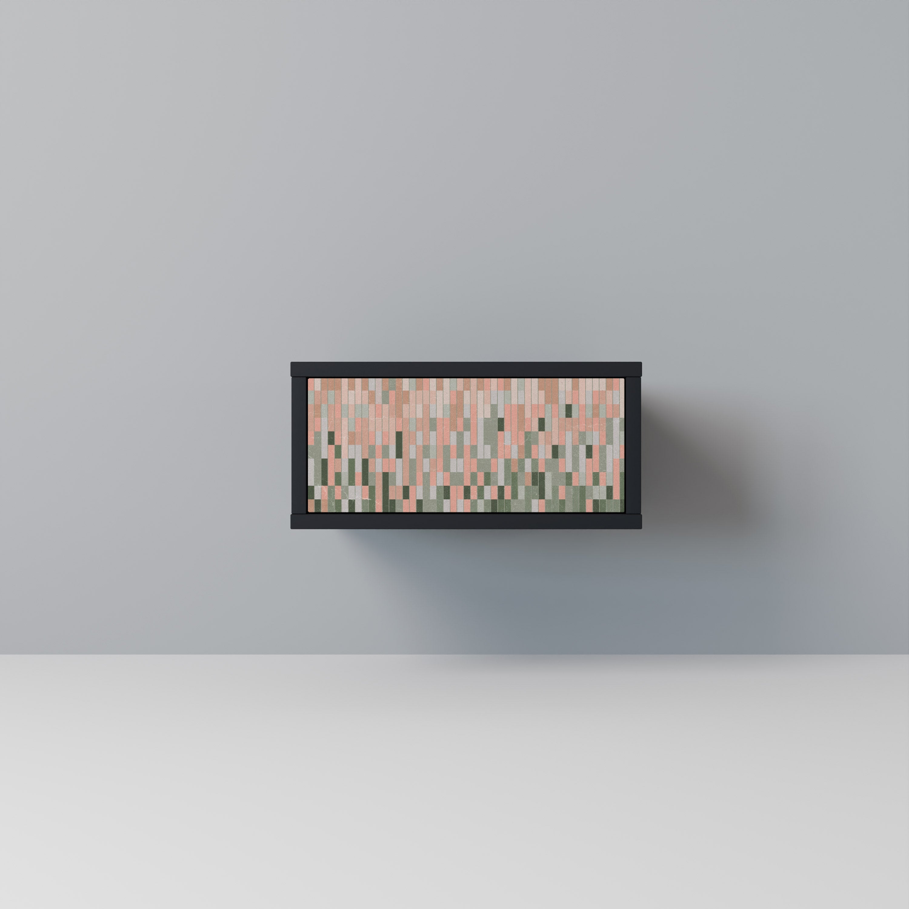 CONSTRUIRE L'AVENIR Table de chevet en finition noire