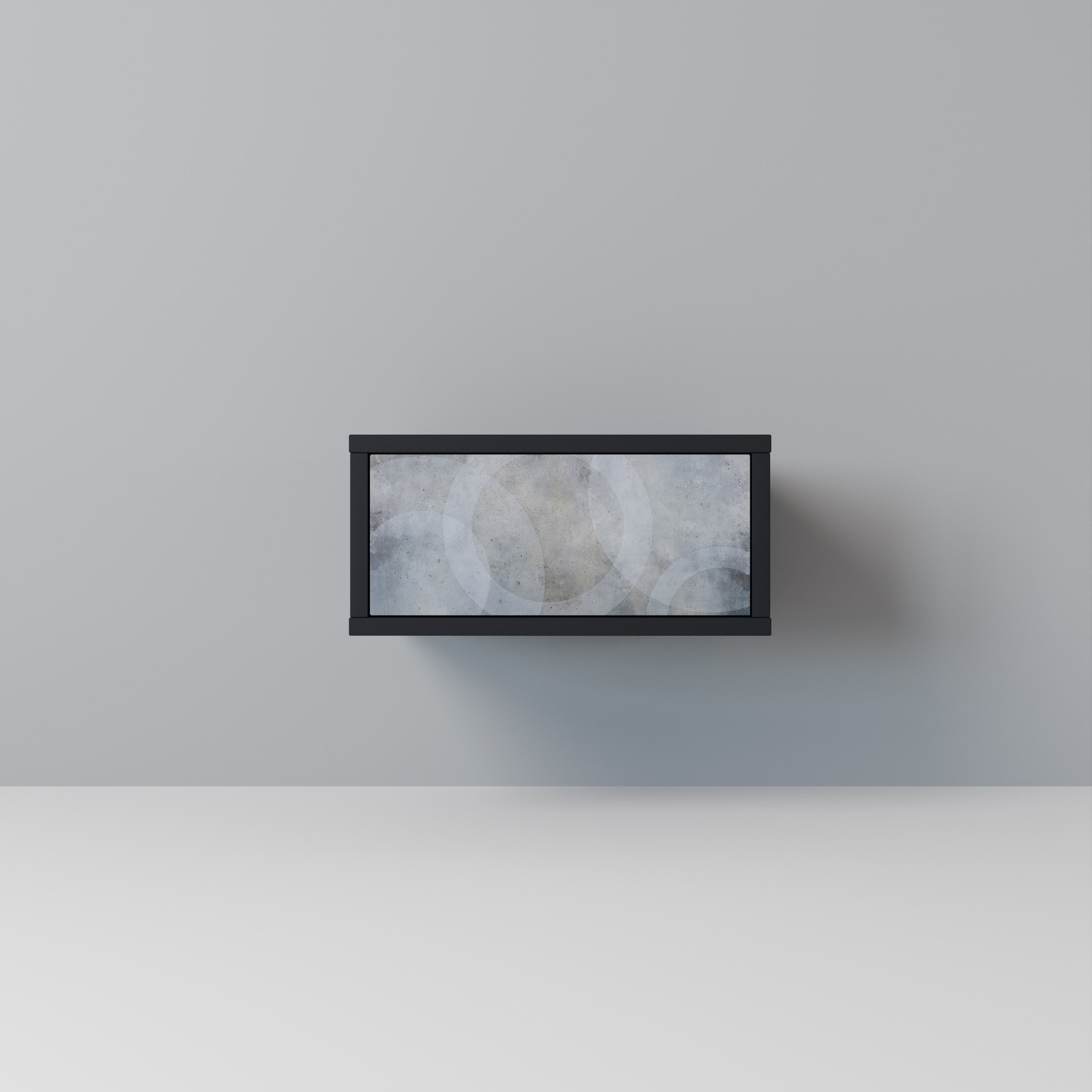 Table de chevet MUTED ARC en finition noire