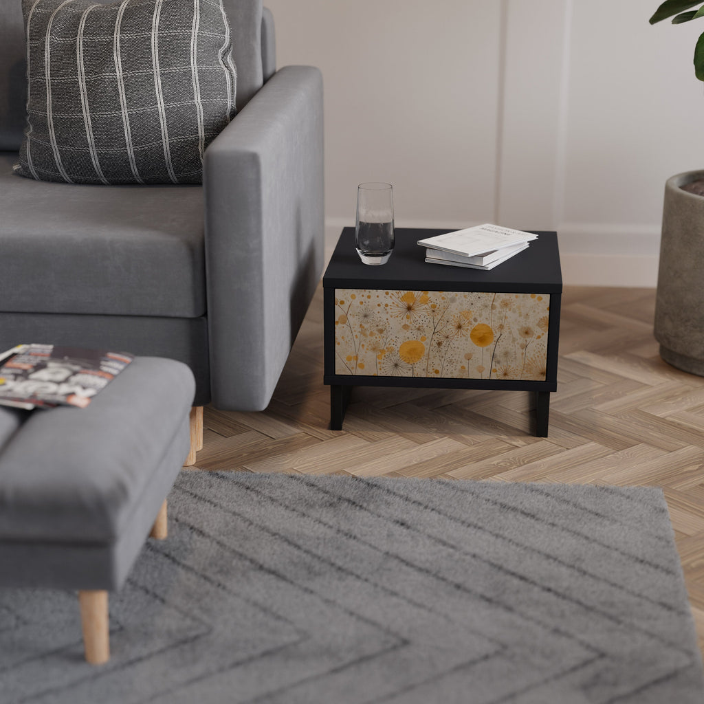 Table de chevet MORNING GLADE en finition noire