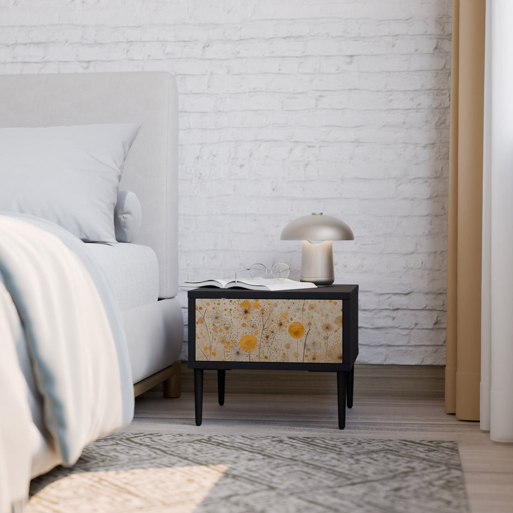 Table de chevet MORNING GLADE en finition noire