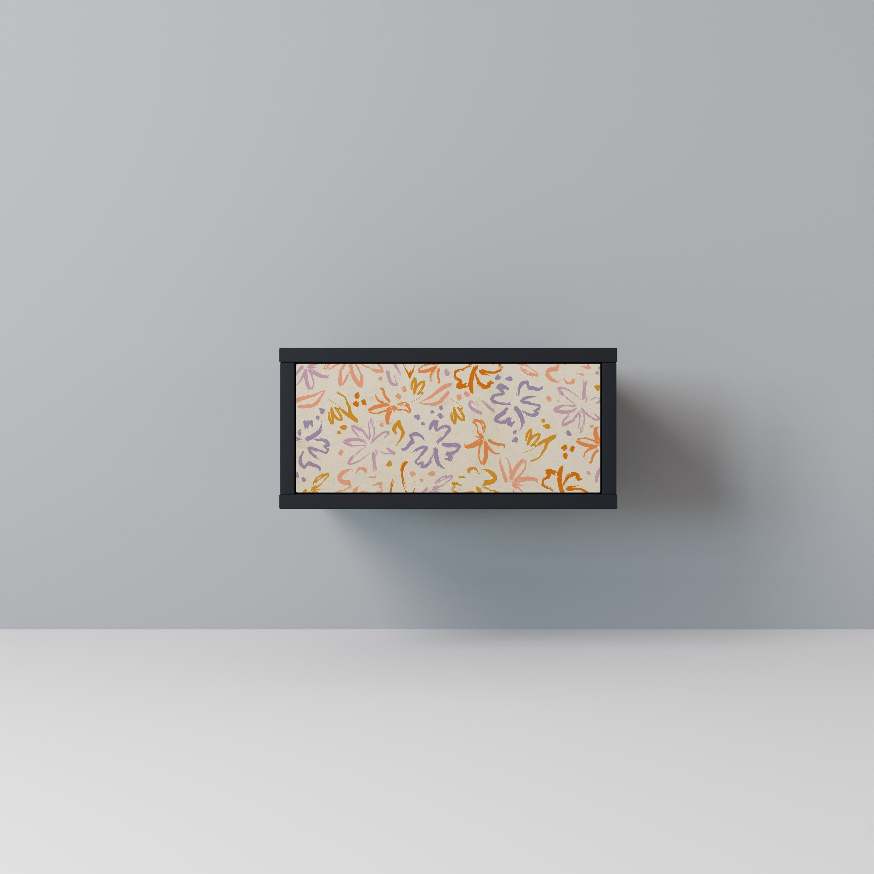 Table de chevet SPRING WHIMSY en finition noire