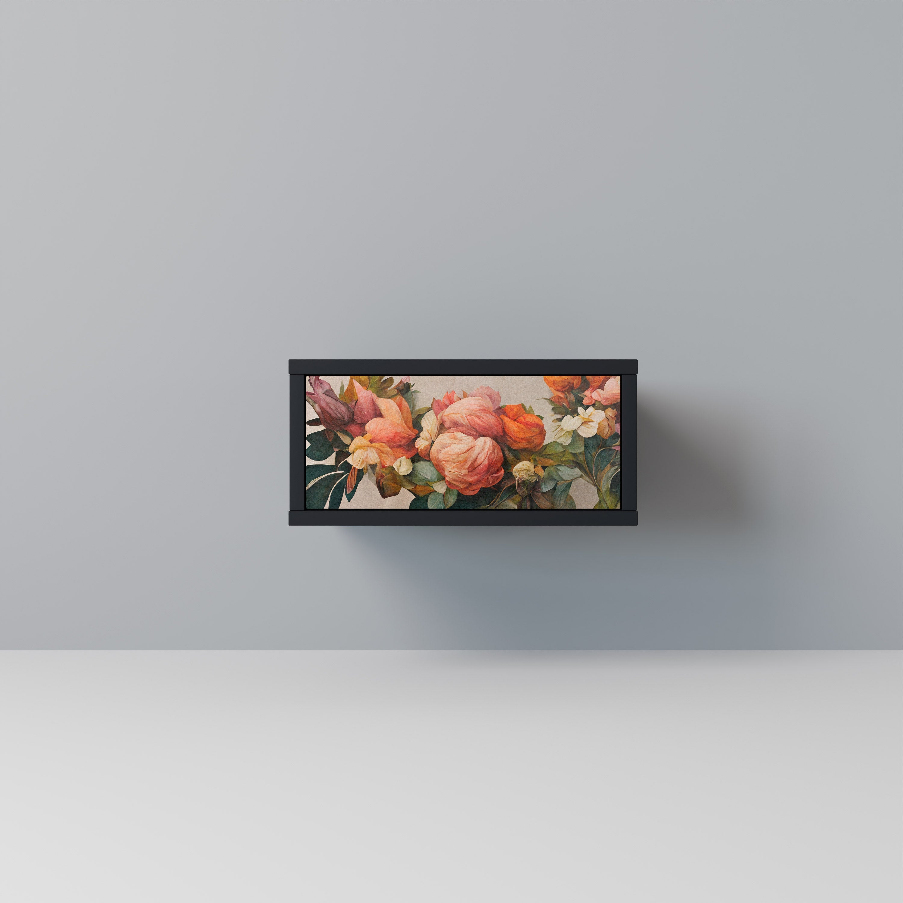 Table de chevet STYLISH BEAUTY en finition noire