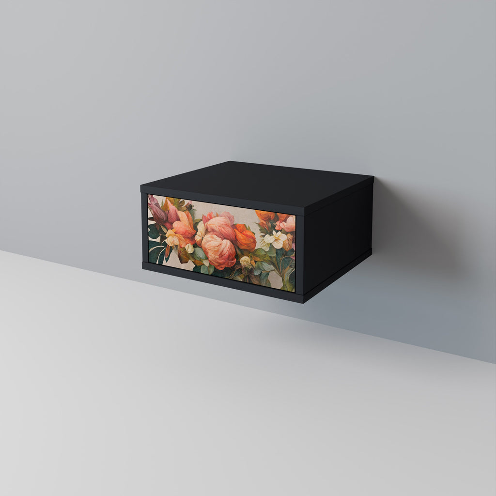 Table de chevet STYLISH BEAUTY en finition noire