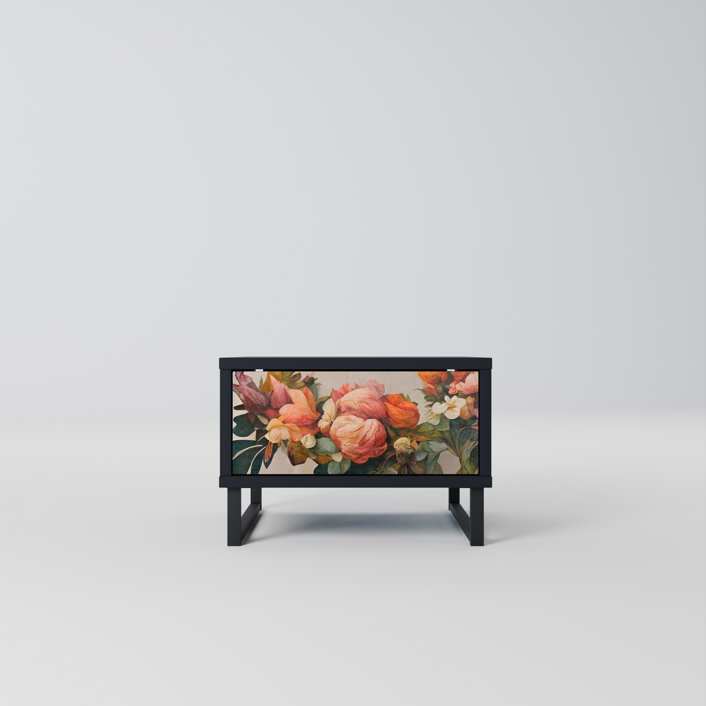 Table de chevet STYLISH BEAUTY en finition noire