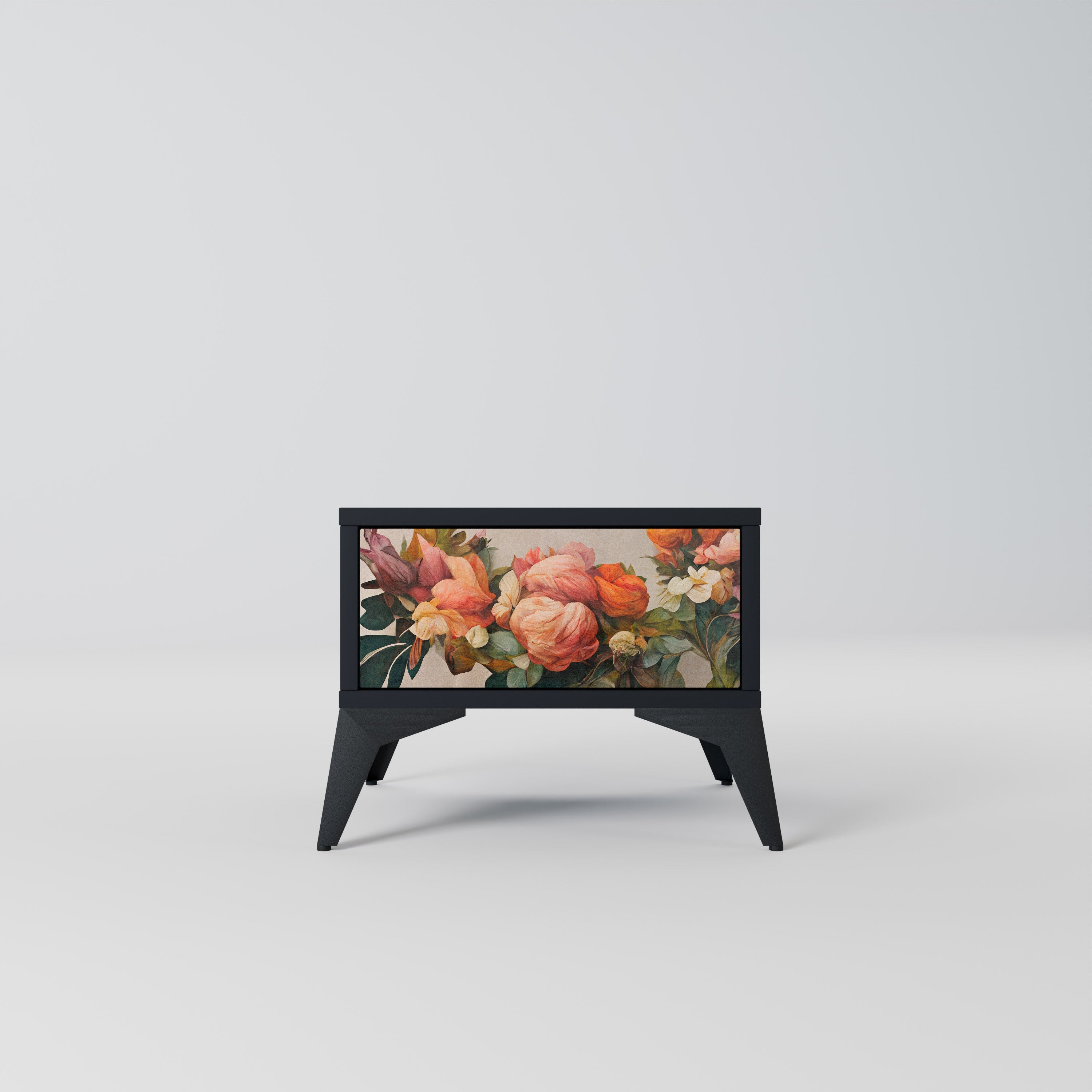 Table de chevet STYLISH BEAUTY en finition noire