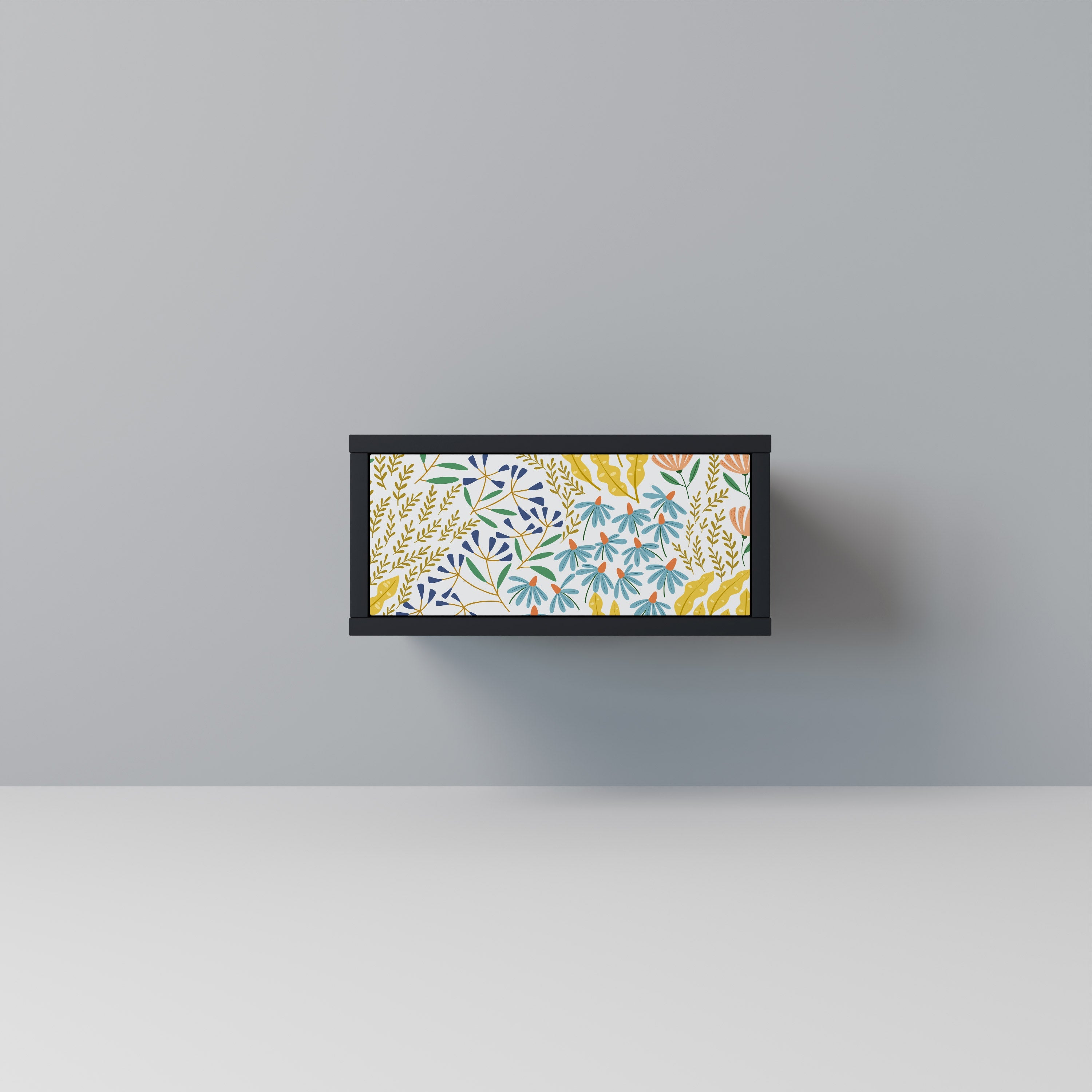 Table de chevet HELLO SPRING en finition noire